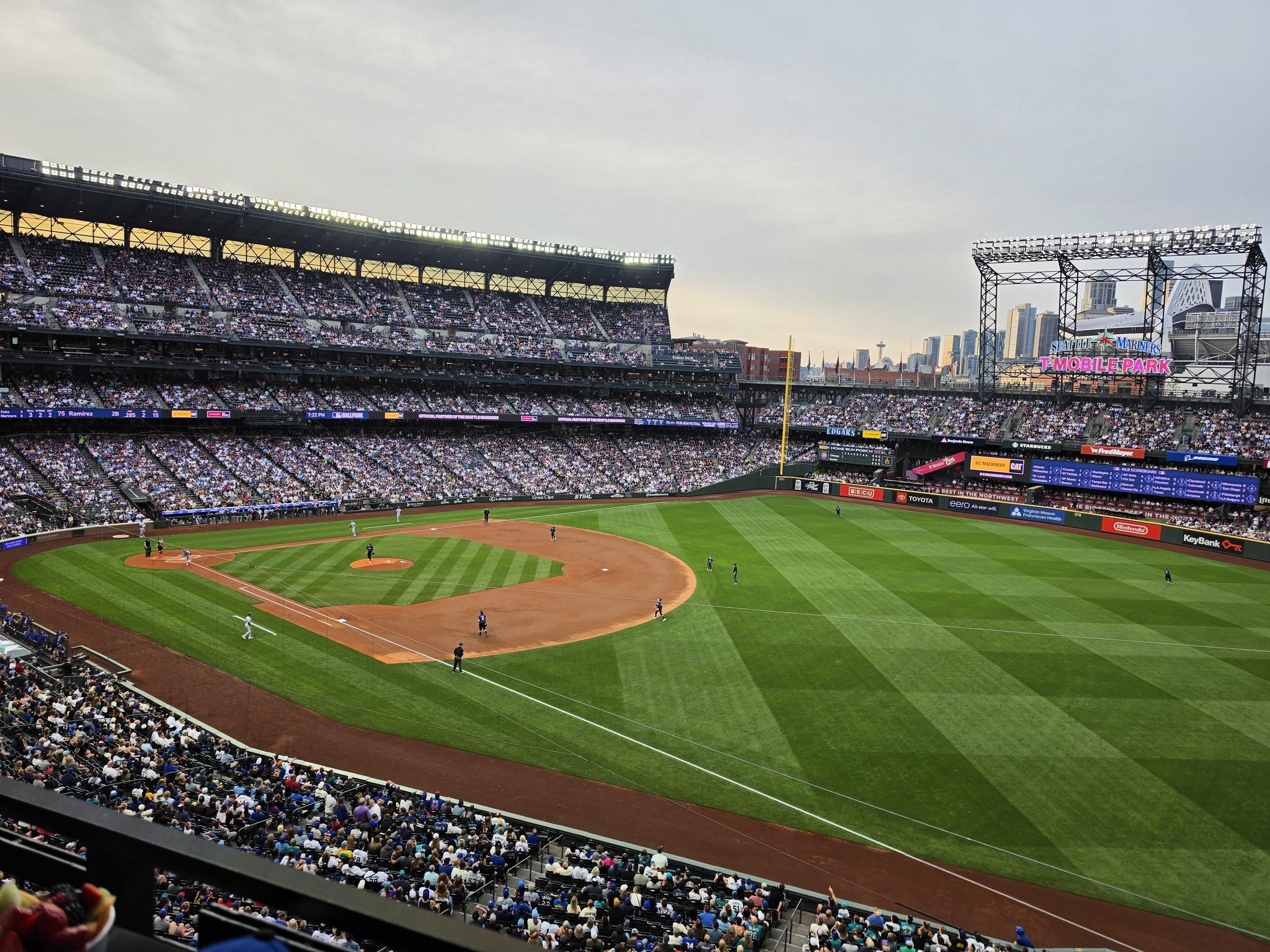 Real Fan View taken from ALL Star Club 8 at T-Mobile Park by Kevin B