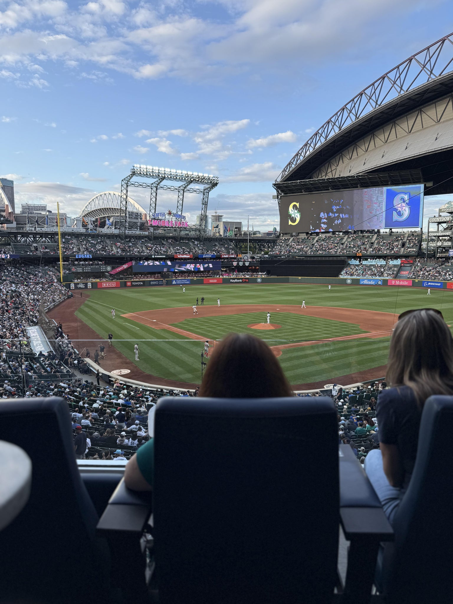 Real Fan View taken from Press Club 3 at T-Mobile Park by Gustavo H