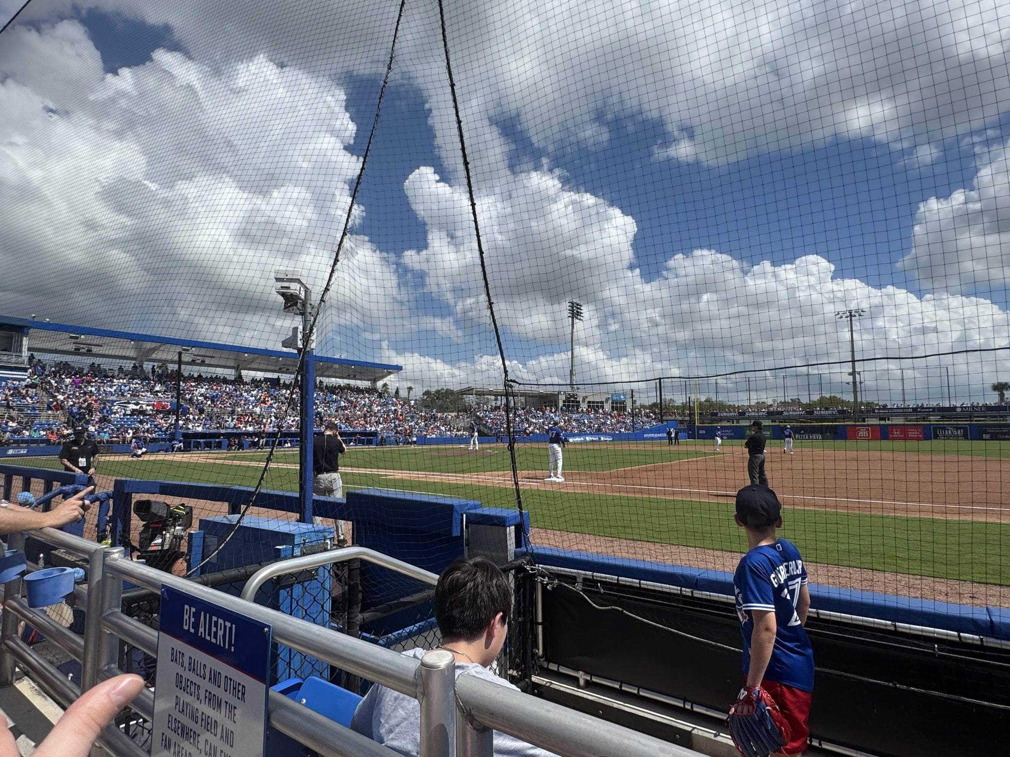 Real Fan View taken from Section 102 at TD Ballpark by Cameron V