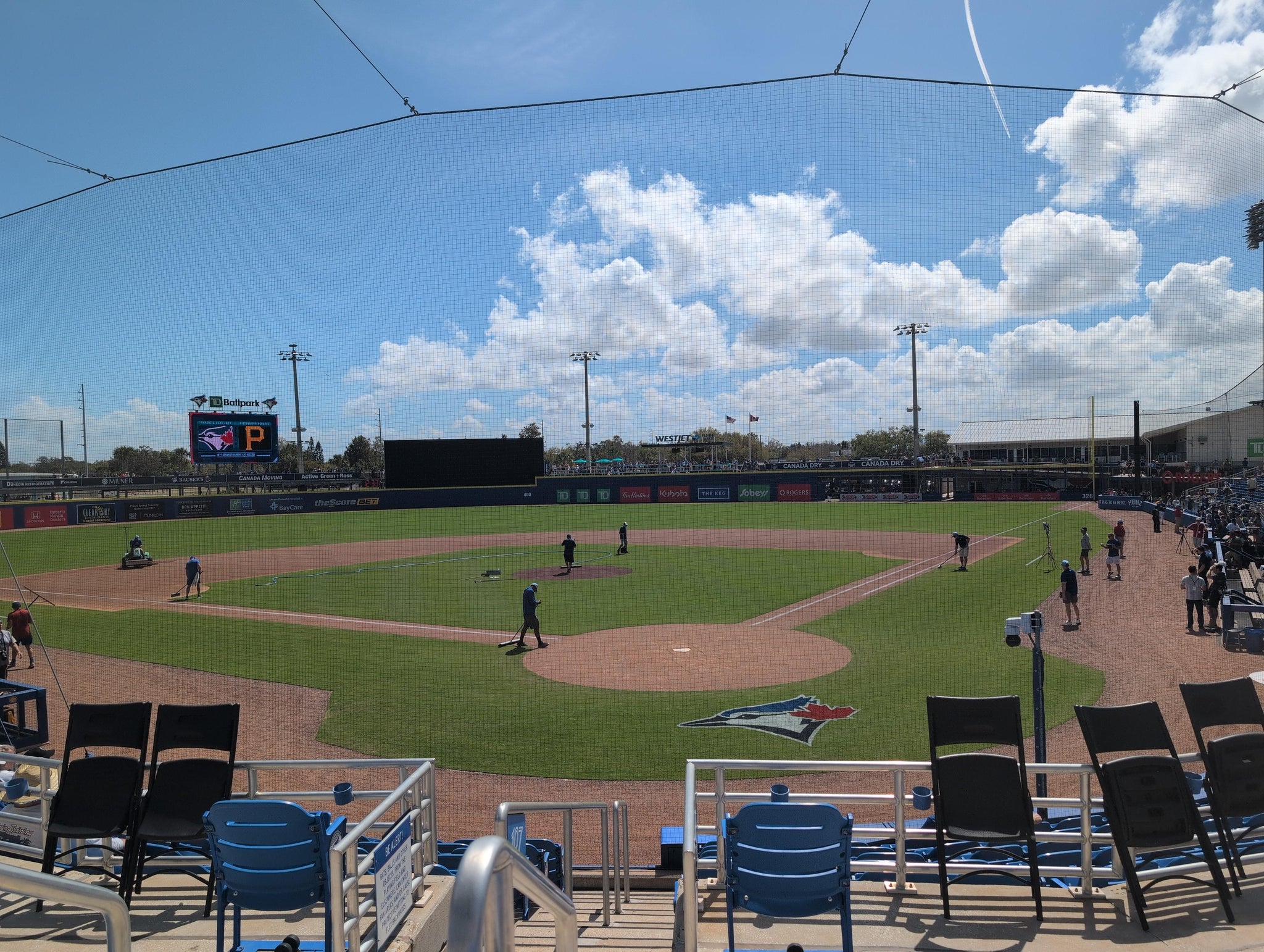 Real Fan View taken from 207 Right at TD Ballpark by Kevin G
