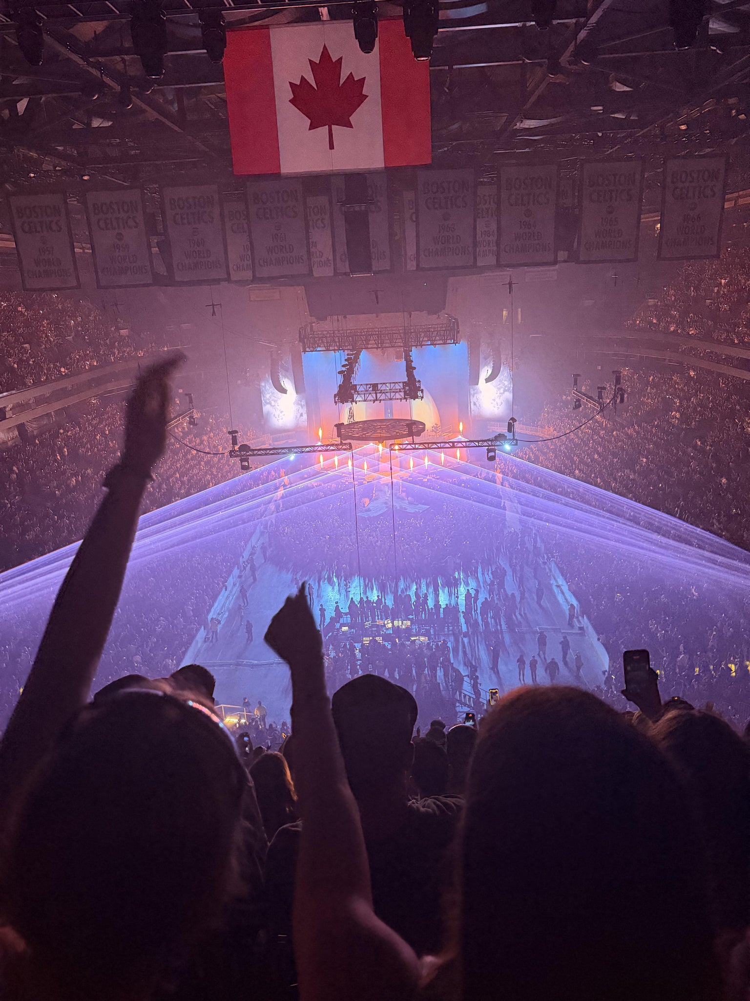 Real Fan View taken from Balcony 308 at TD Garden by Taylor S
