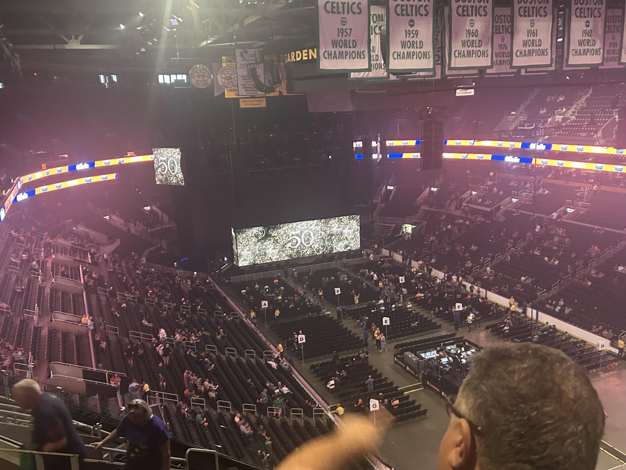 Real Fan View taken from Balcony 311 at TD Garden by My N
