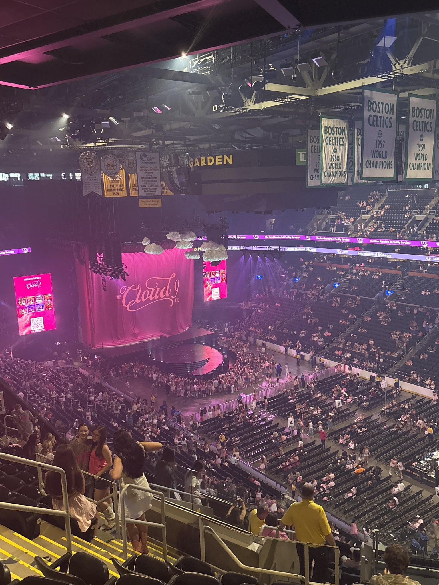 Real Fan View taken from Balcony 312 at TD Garden by Laurel M