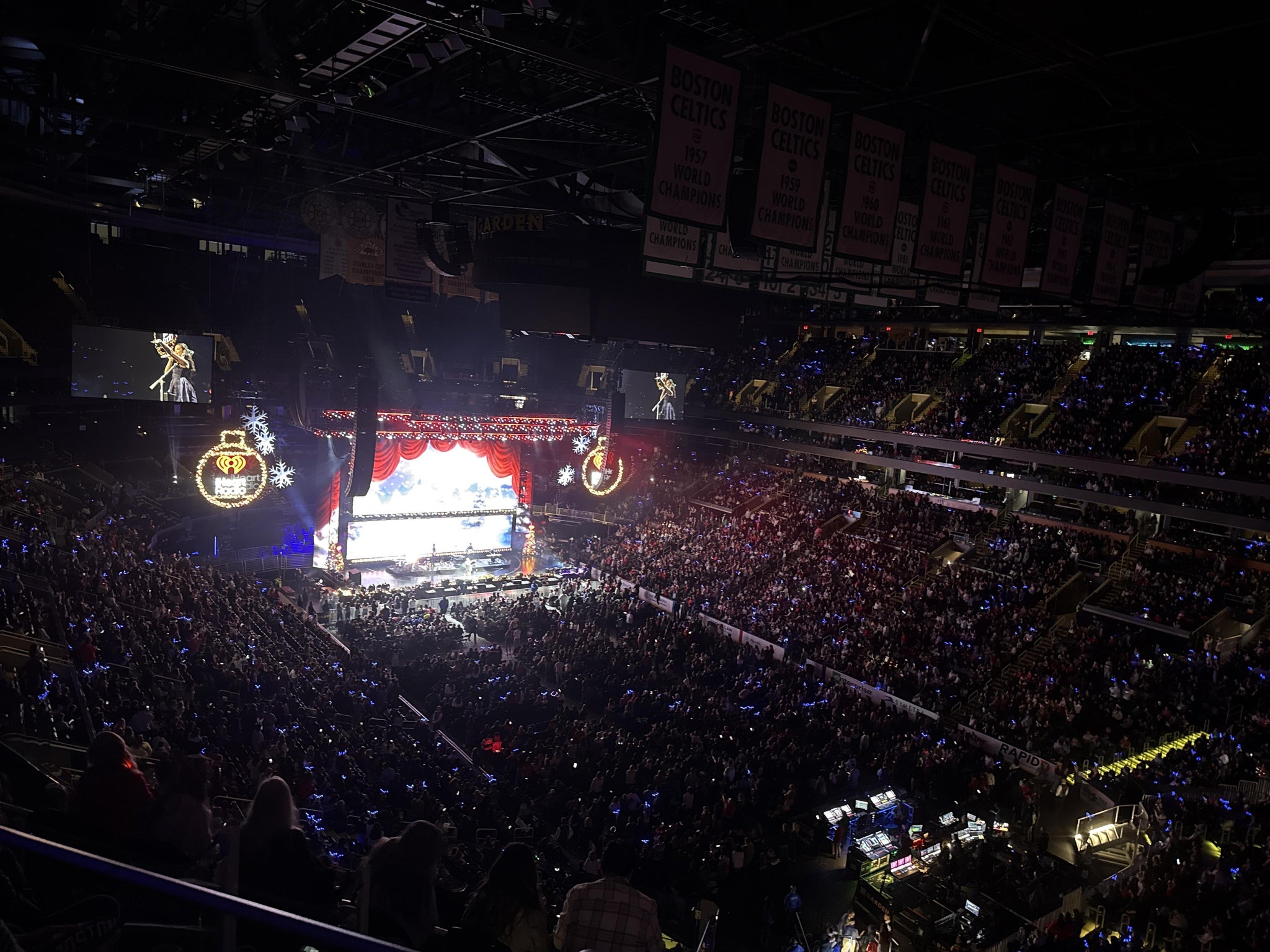 Real Fan View taken from Balcony 312 at TD Garden by Beth W