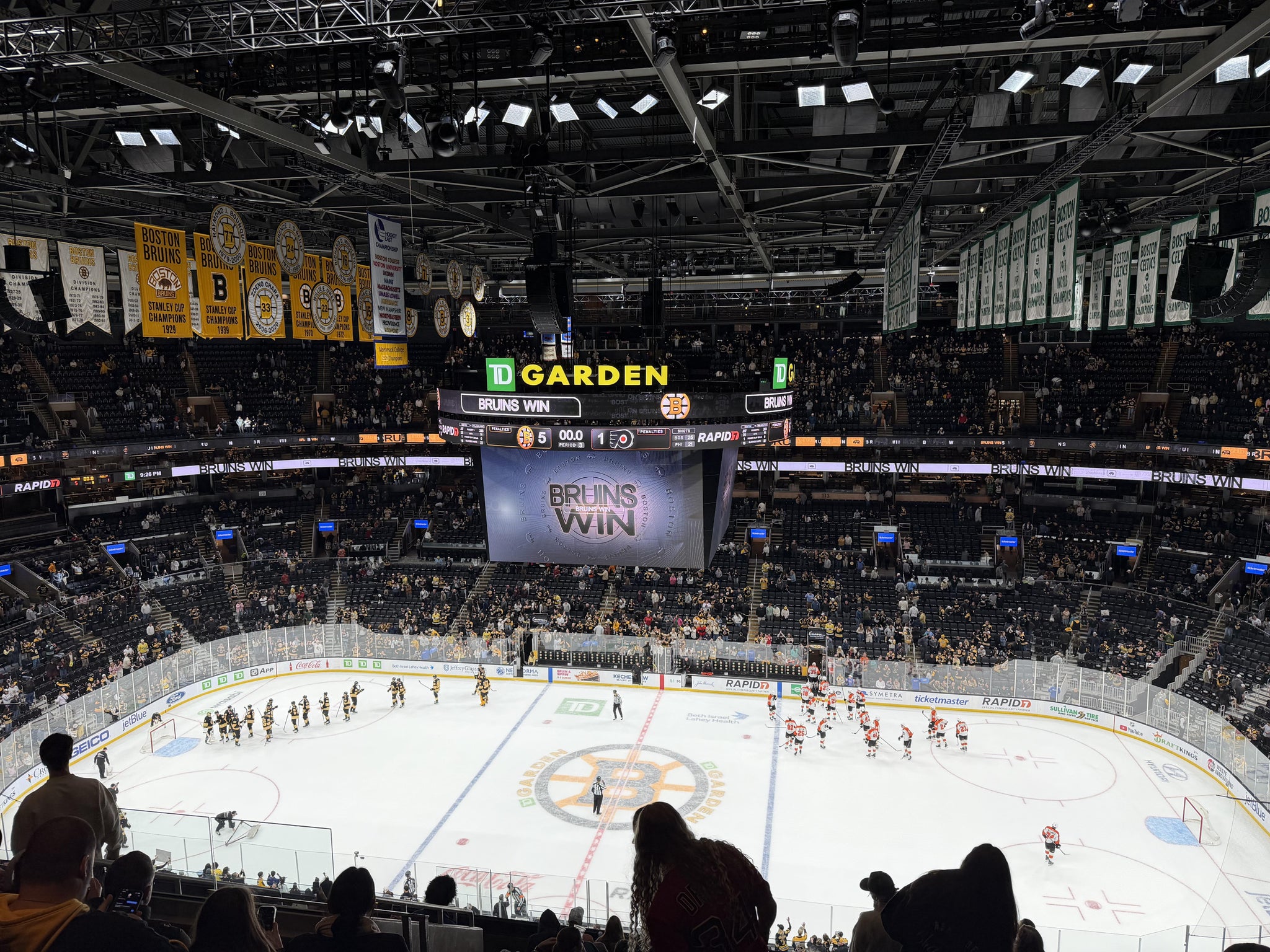 Real Fan View taken from Balcony 315 at TD Garden by Lucie K