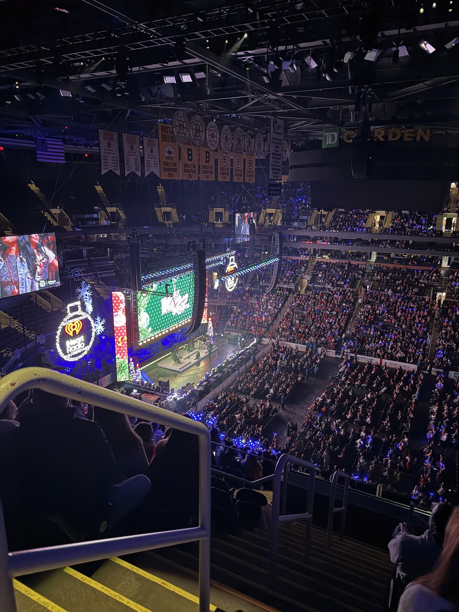 Real Fan View taken from Balcony 315 at TD Garden by Keegan M