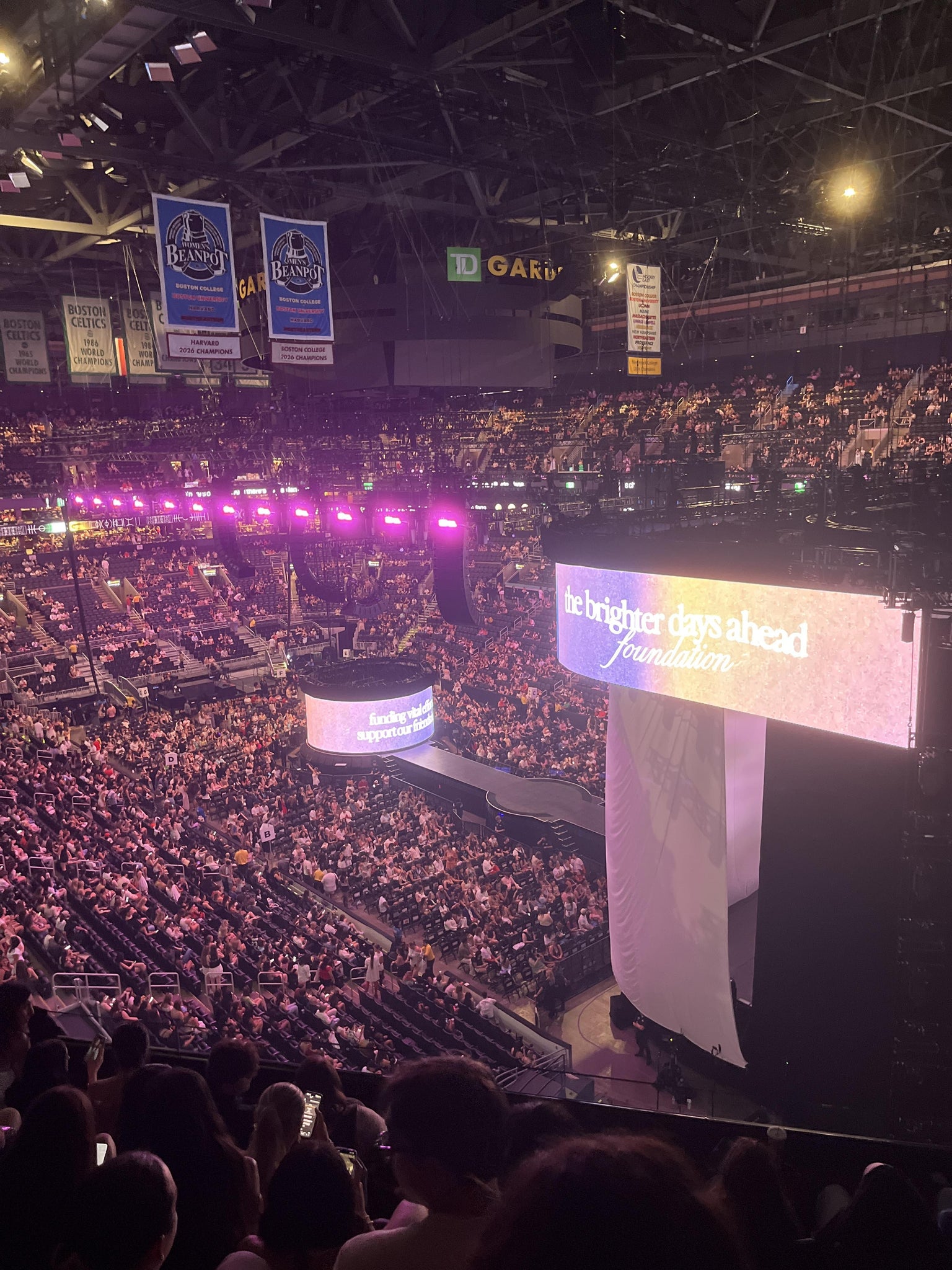 Real Fan View taken from Balcony 327 at TD Garden by Jovanni H