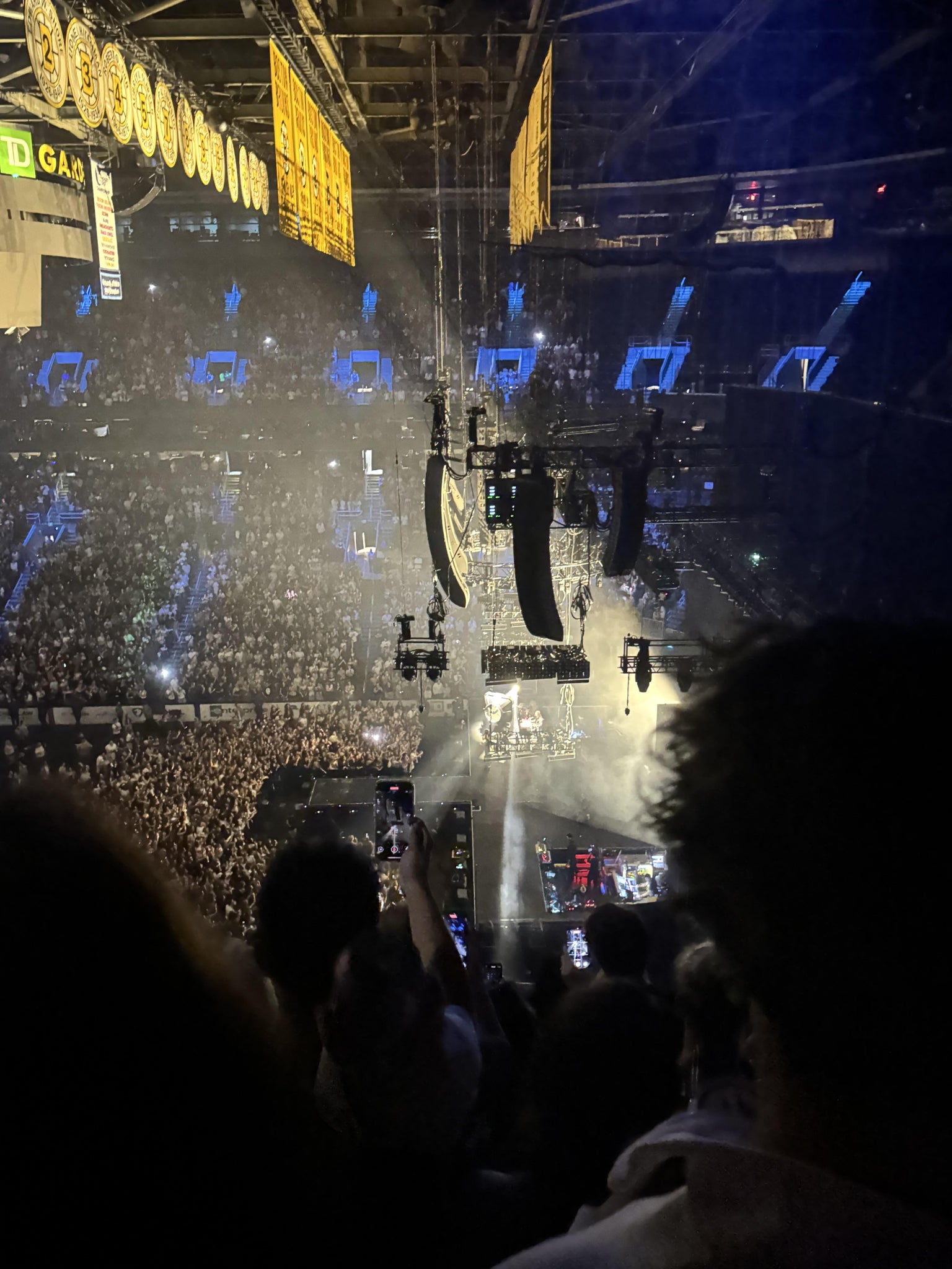 Real Fan View taken from Balcony 329 at TD Garden by Jungmee Y