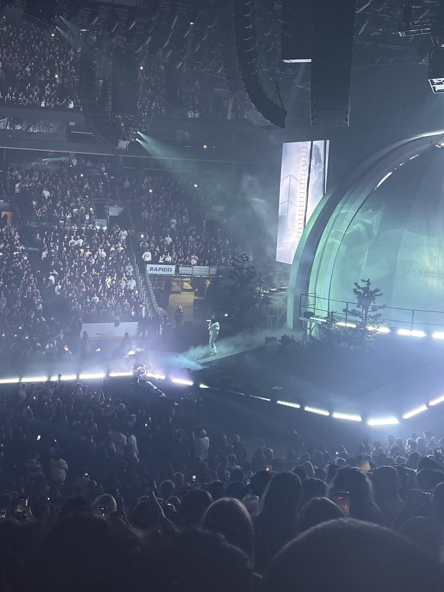 Real Fan View taken from Club 109 at TD Garden by Andrew R