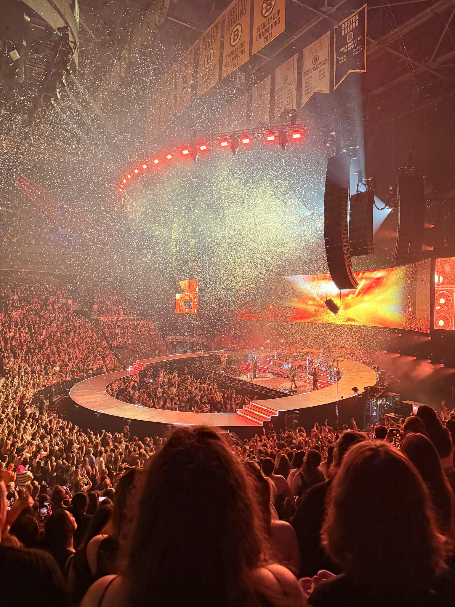 Real Fan View taken from Club 111 at TD Garden by Dina M
