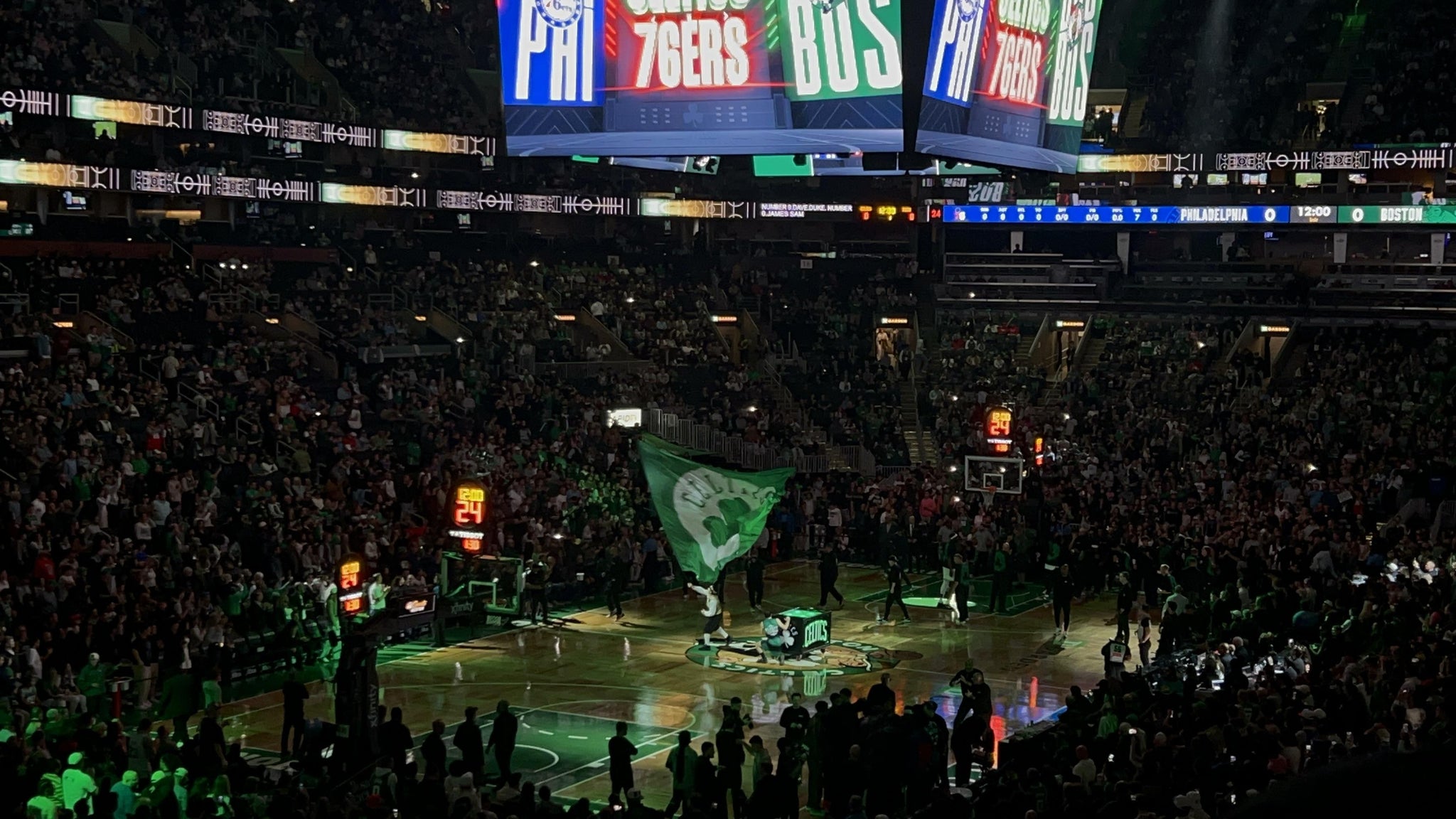 Real Fan View taken from Loge 5 at TD Garden by Hayley W