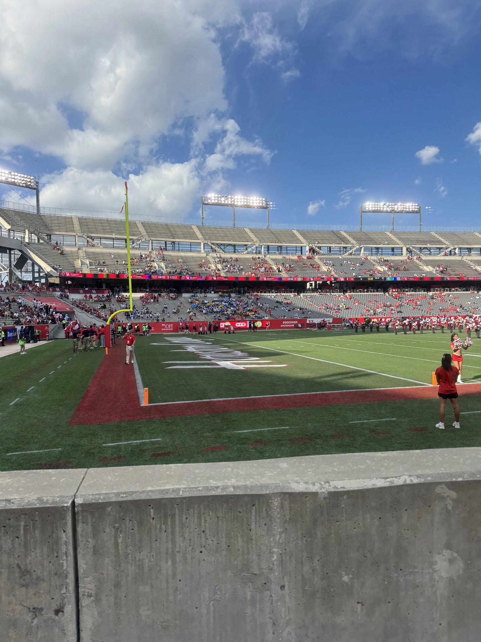 Vue réelle des fans prise de la Section 116 au site TDECU Stadium par Anonymous User