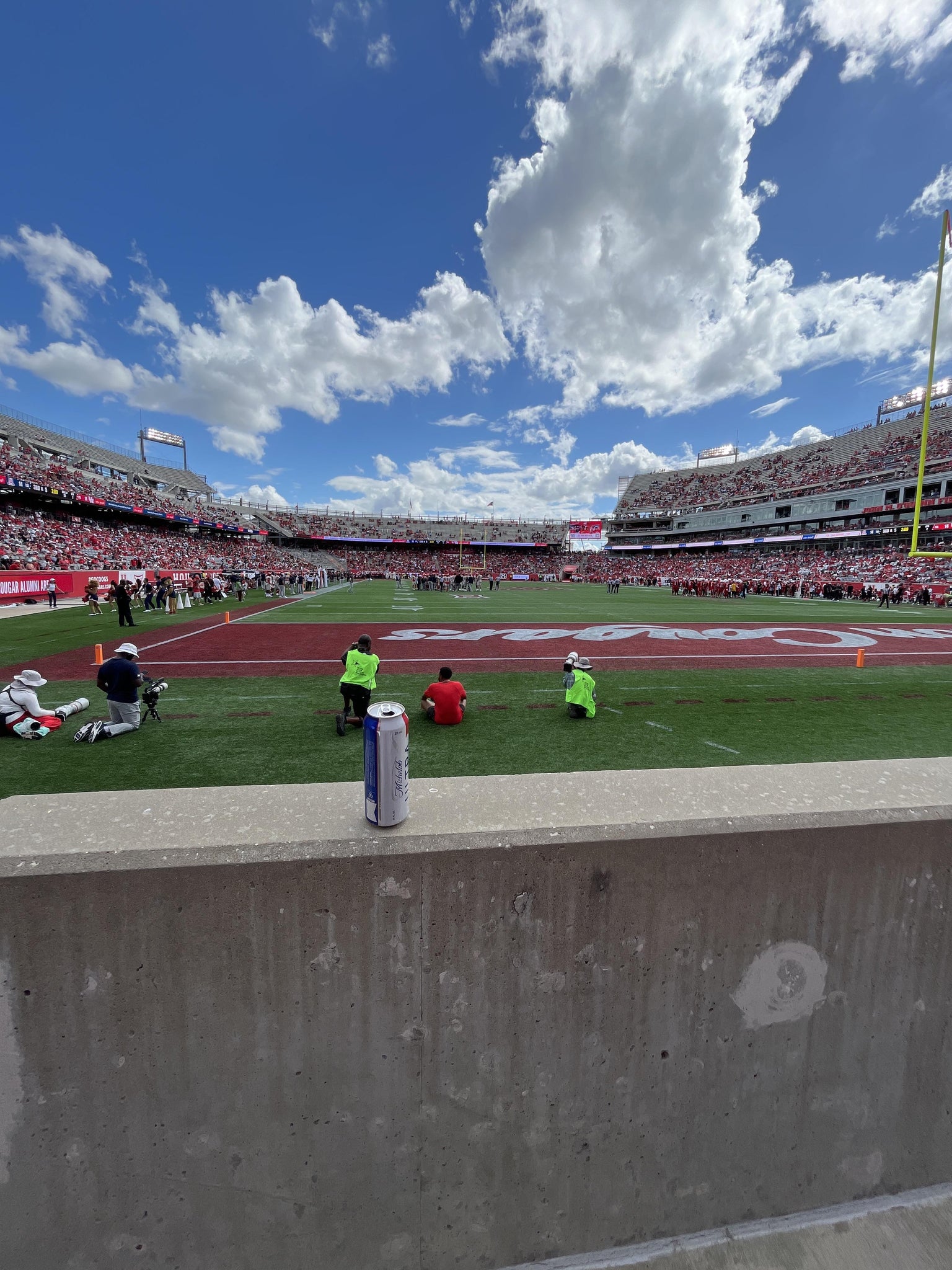 Real Fan View taken from Section 121 at TDECU Stadium by Shea P