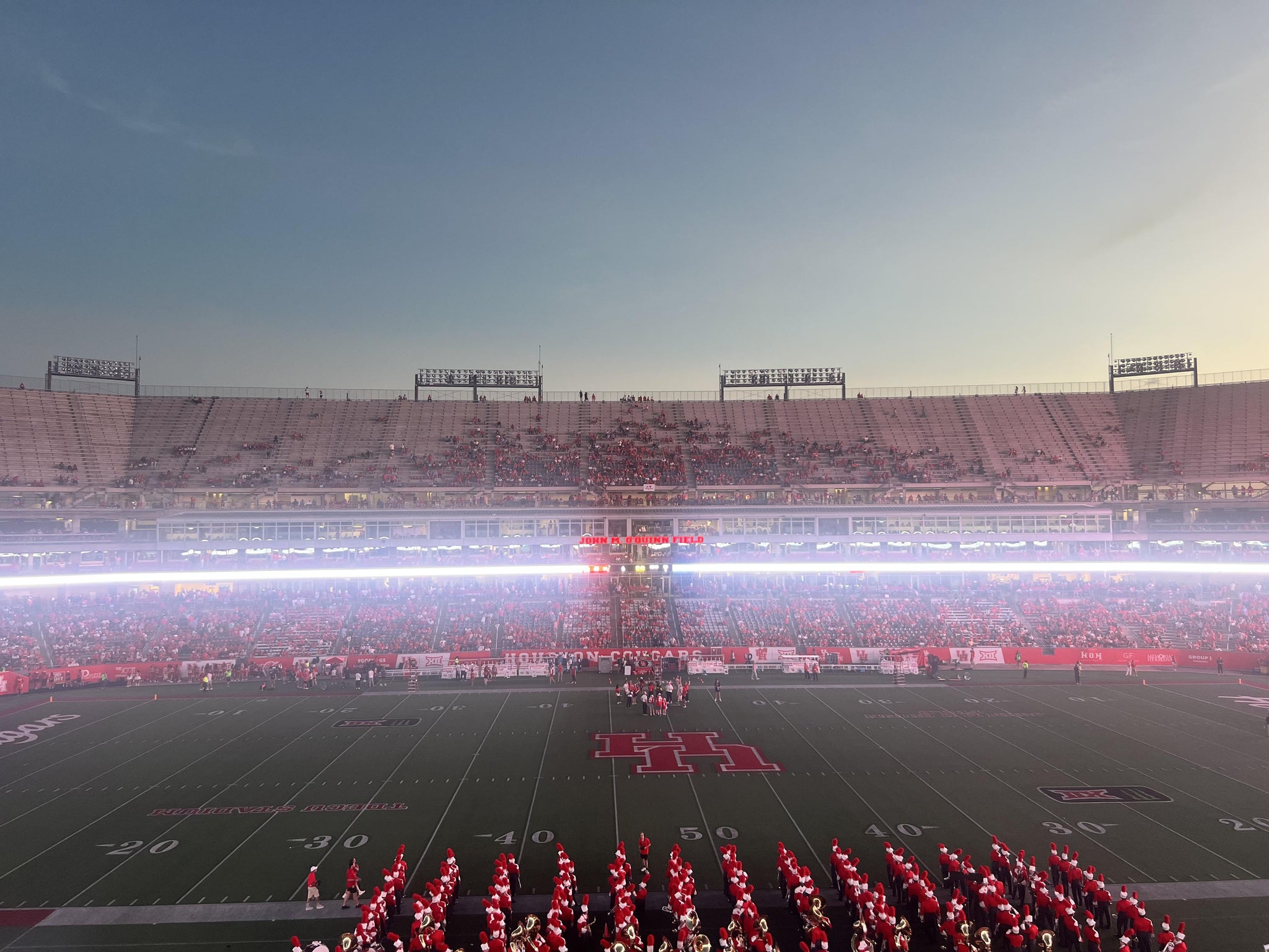 Vue réelle des fans prise de la Section 229 au site TDECU Stadium par Christopher T