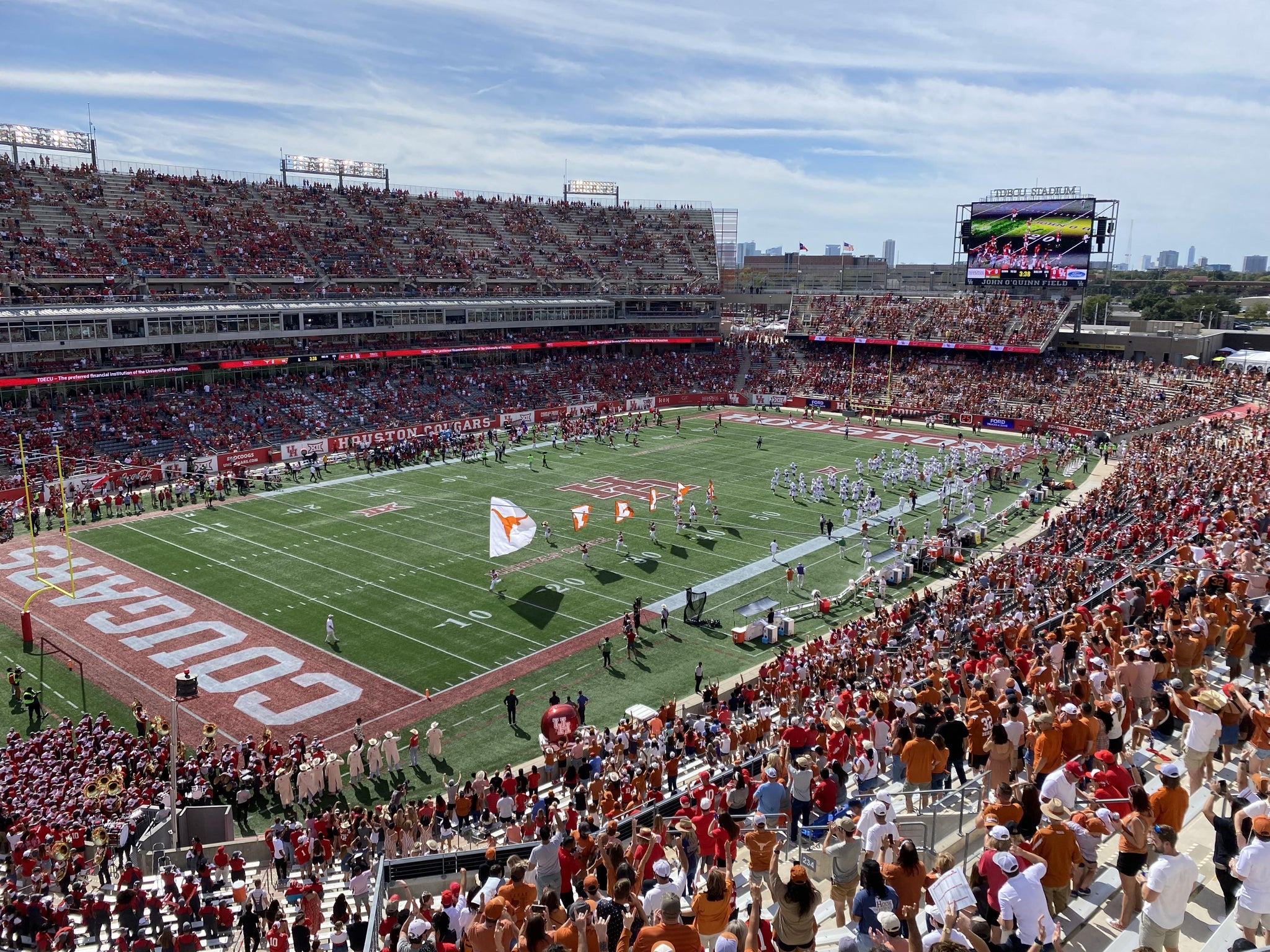 Real Fan View taken from Section 300 335 at TDECU Stadium by James K