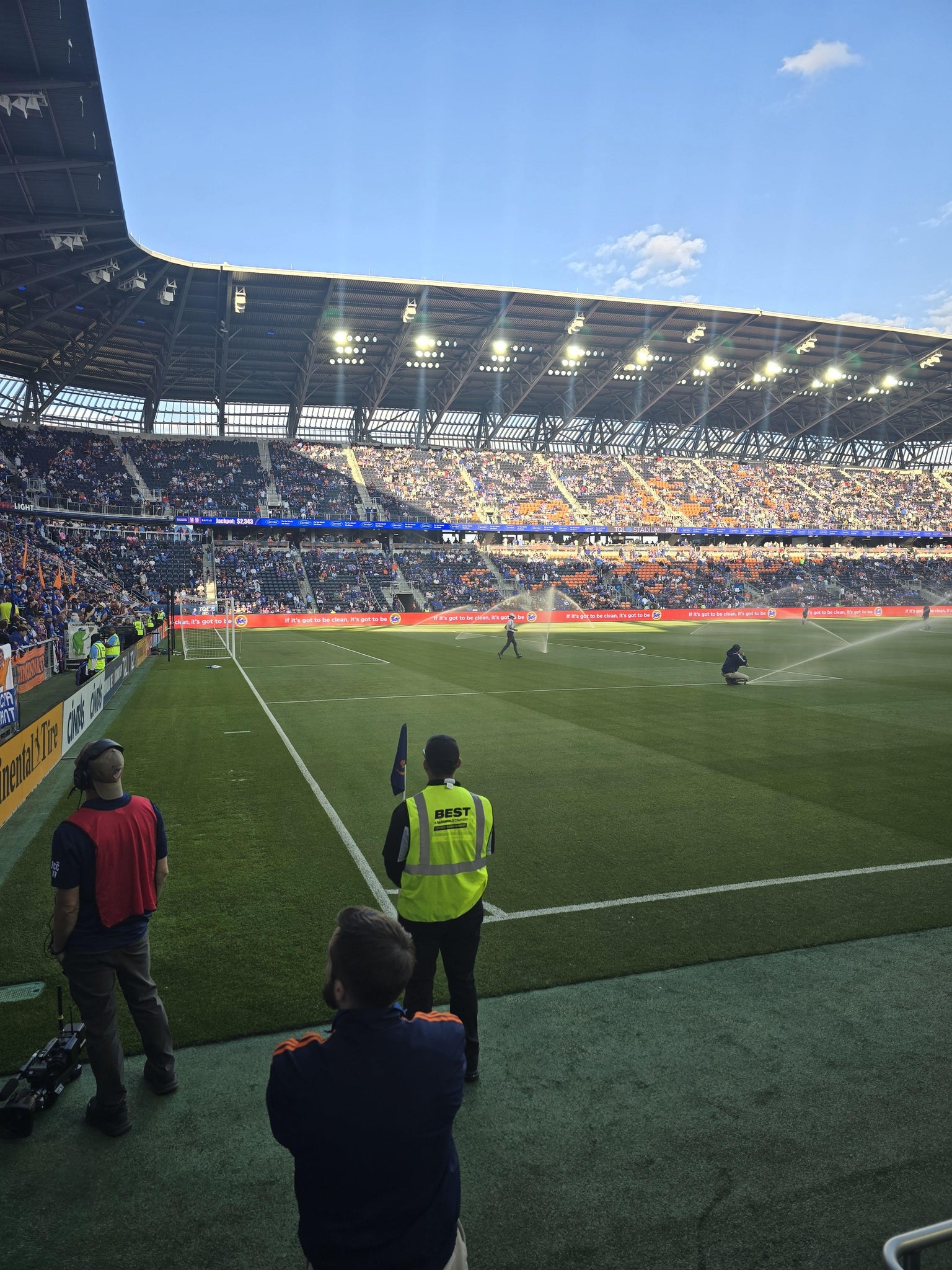 Real Fan View taken from Section 103 at TQL Stadium by Newell D
