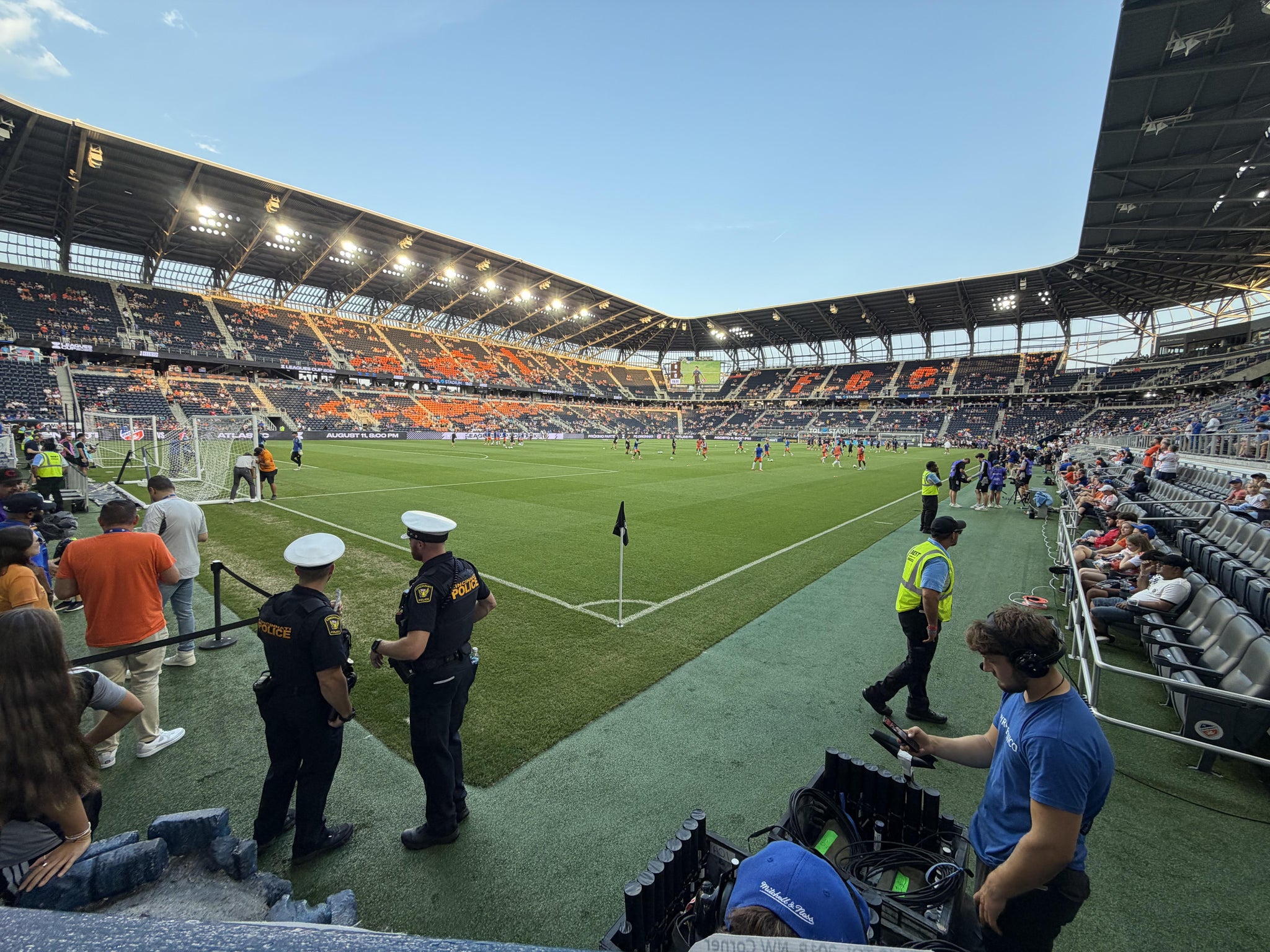 Real Fan View taken from Section 104 at TQL Stadium by Larry  J
