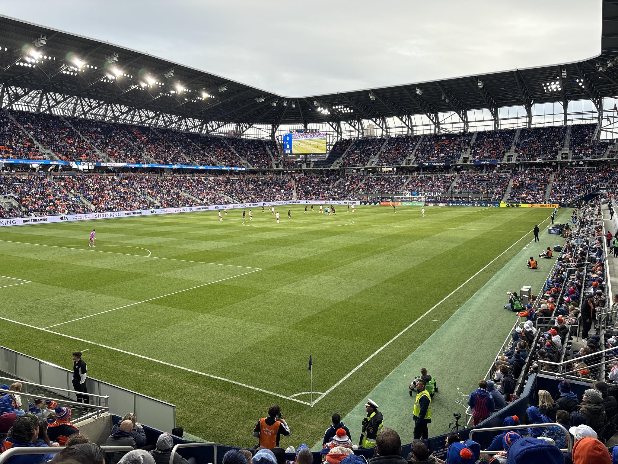 Real Fan View taken from Section 104 at TQL Stadium by Jeffrey N