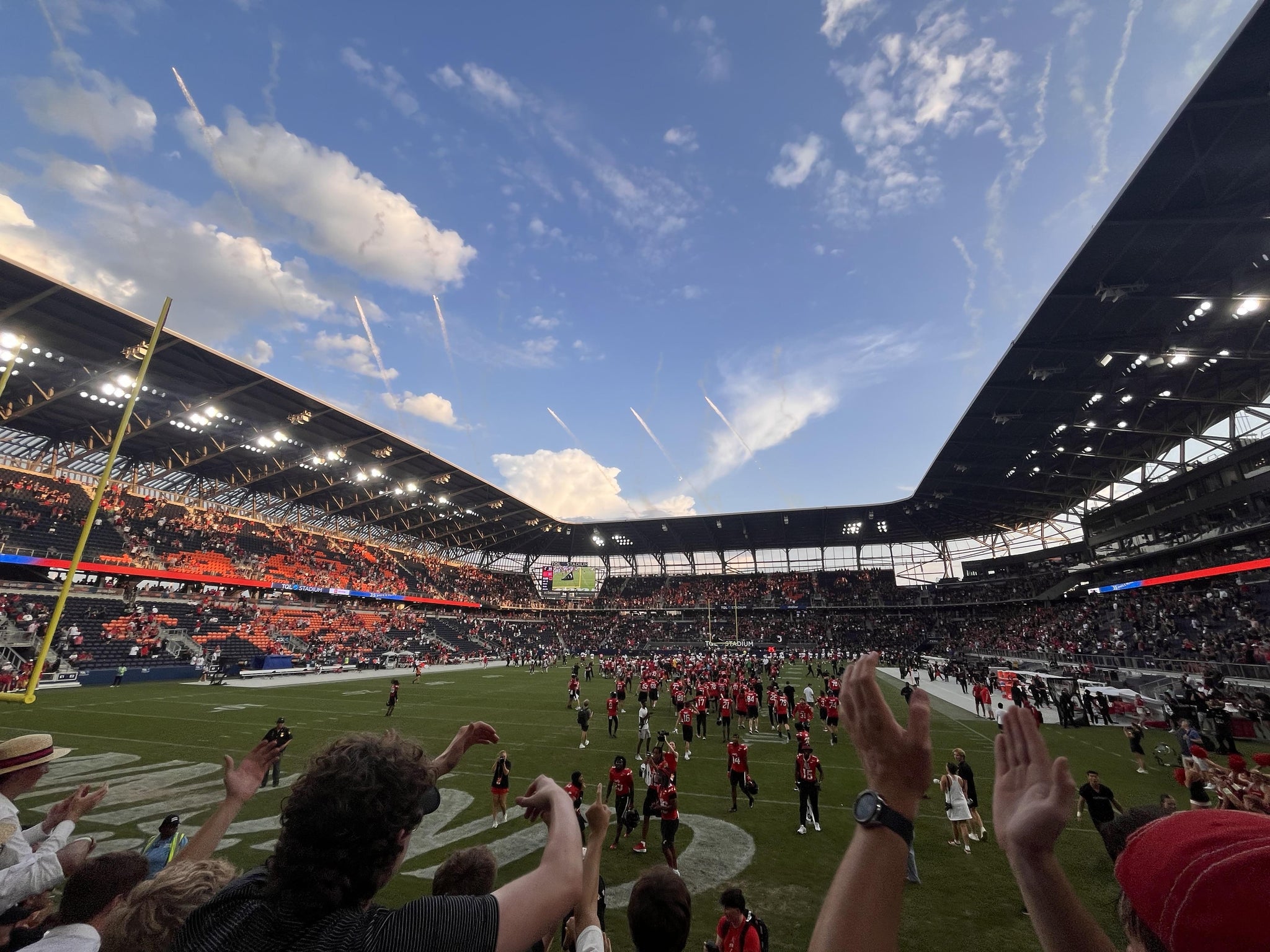 Real Fan View taken from Section 107 at TQL Stadium by Sebastian P