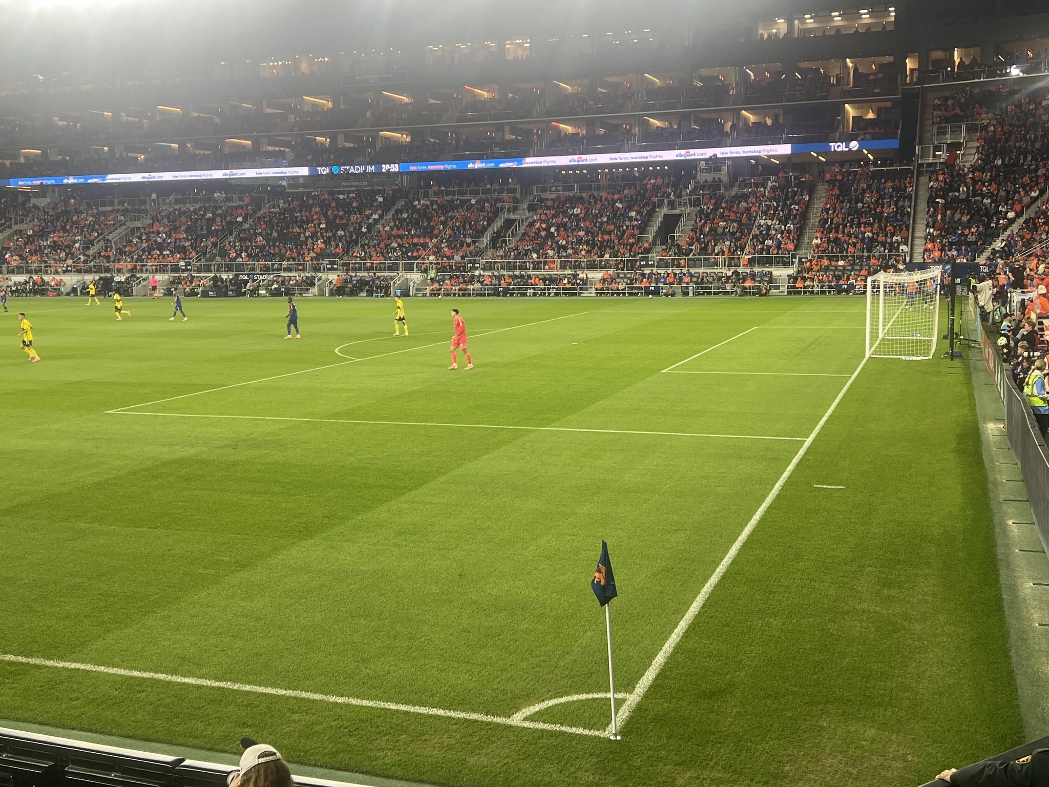 Real Fan View taken from Section 112 at TQL Stadium by Andrew C
