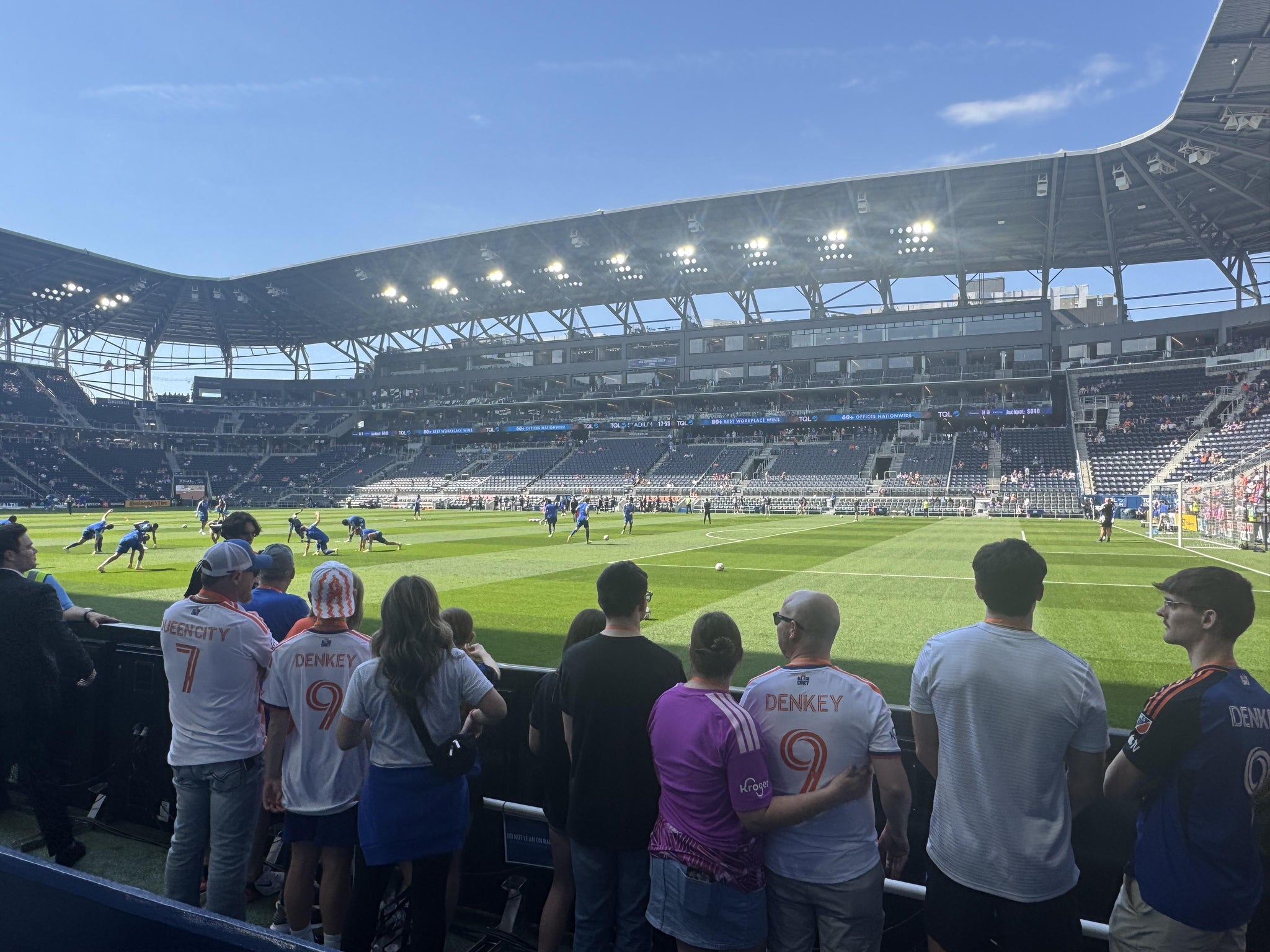 Real Fan View taken from Section 113 at TQL Stadium by Michael B
