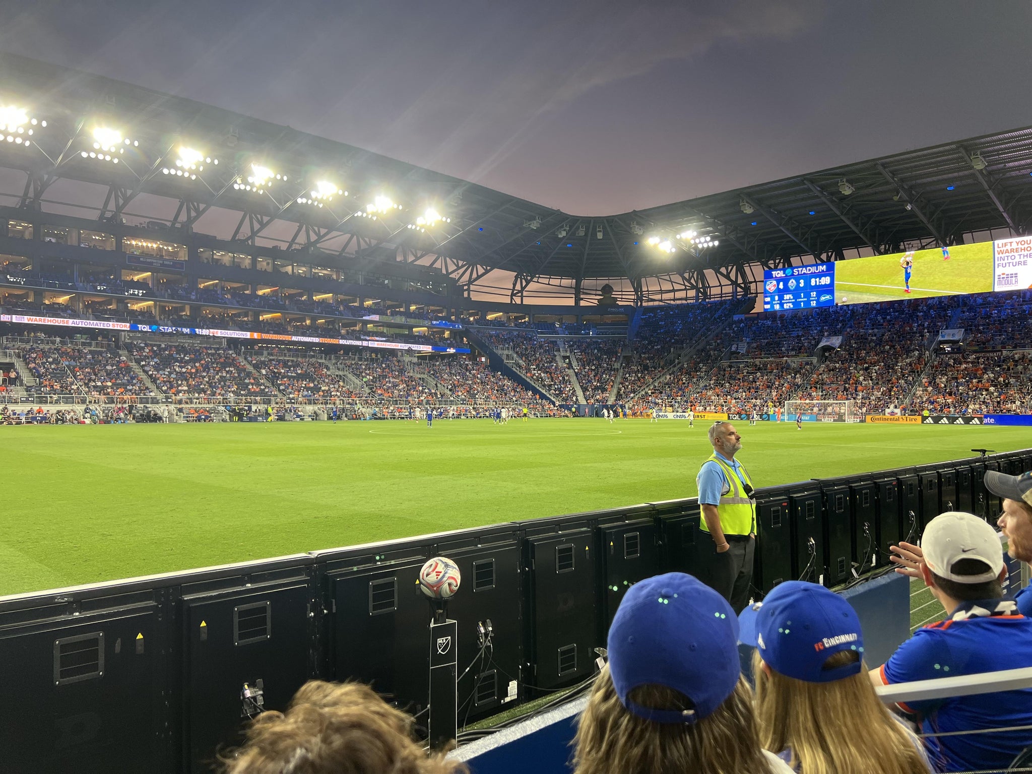 Real Fan View taken from Section 122 at TQL Stadium by Lauren R