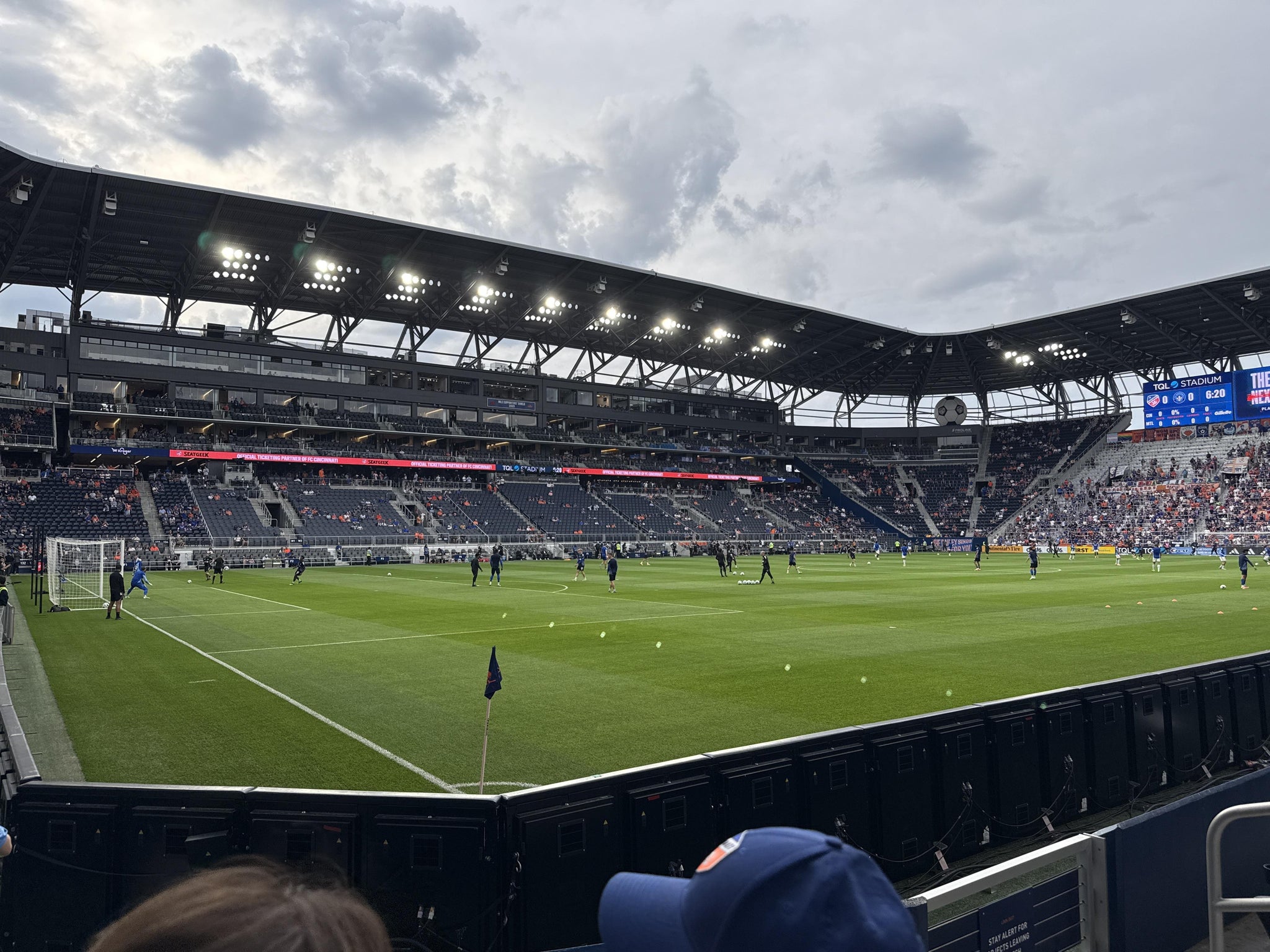 Real Fan View taken from Section 124 at TQL Stadium by Lawrence K