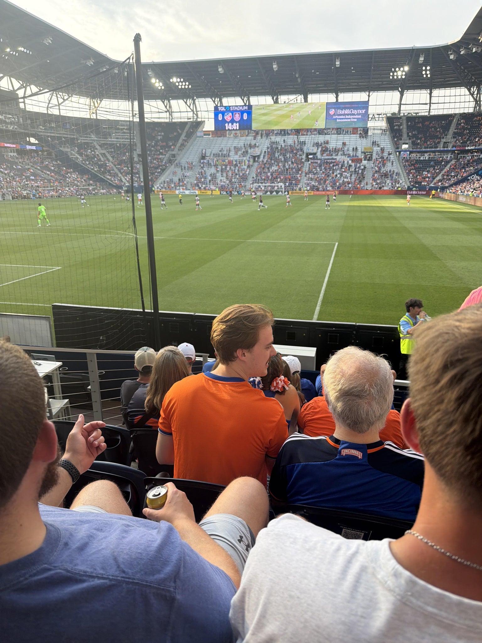 Real Fan View taken from Section 127 at TQL Stadium by Jack M