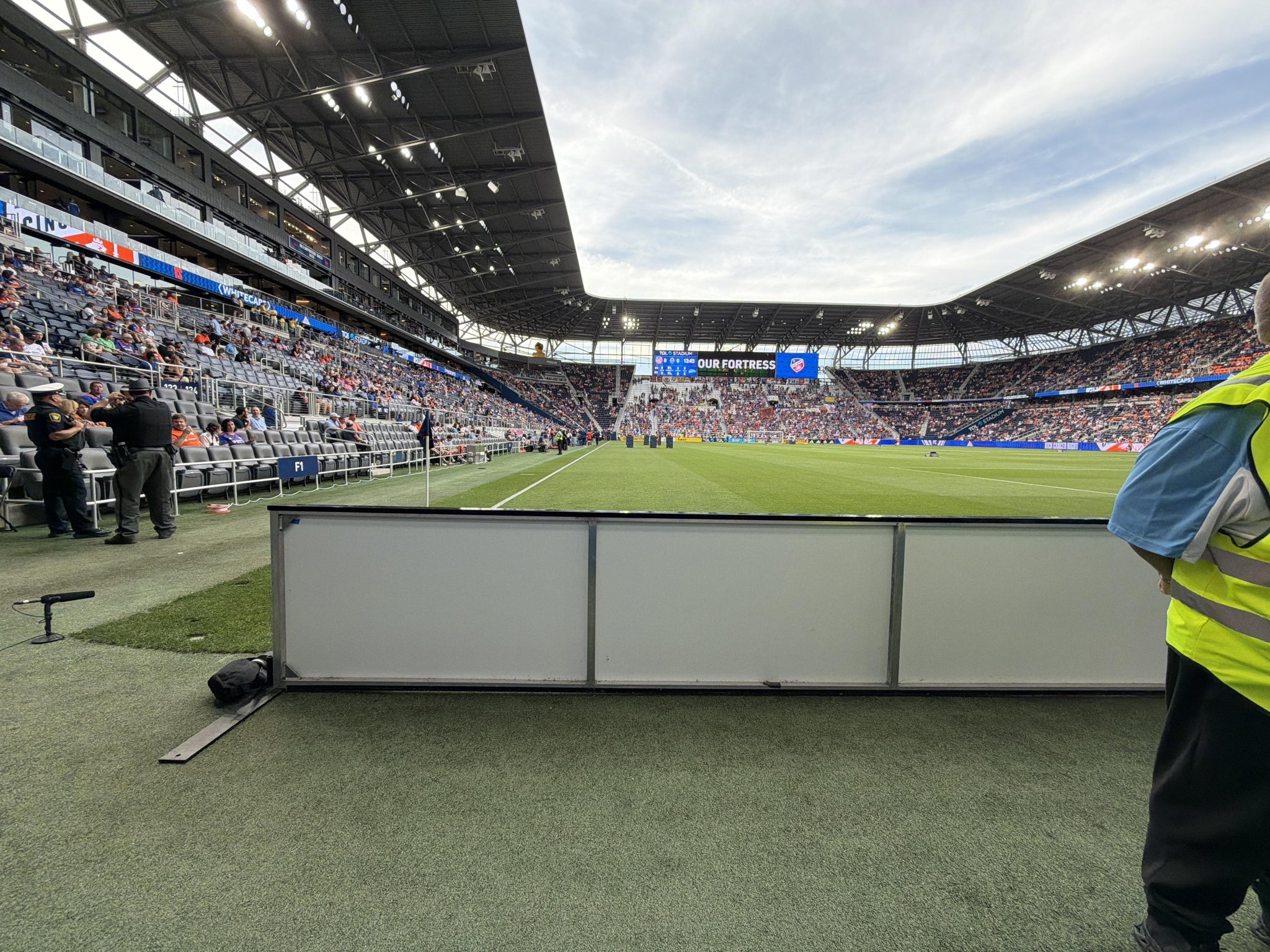 Real Fan View taken from Section 131 at TQL Stadium by Rafael L