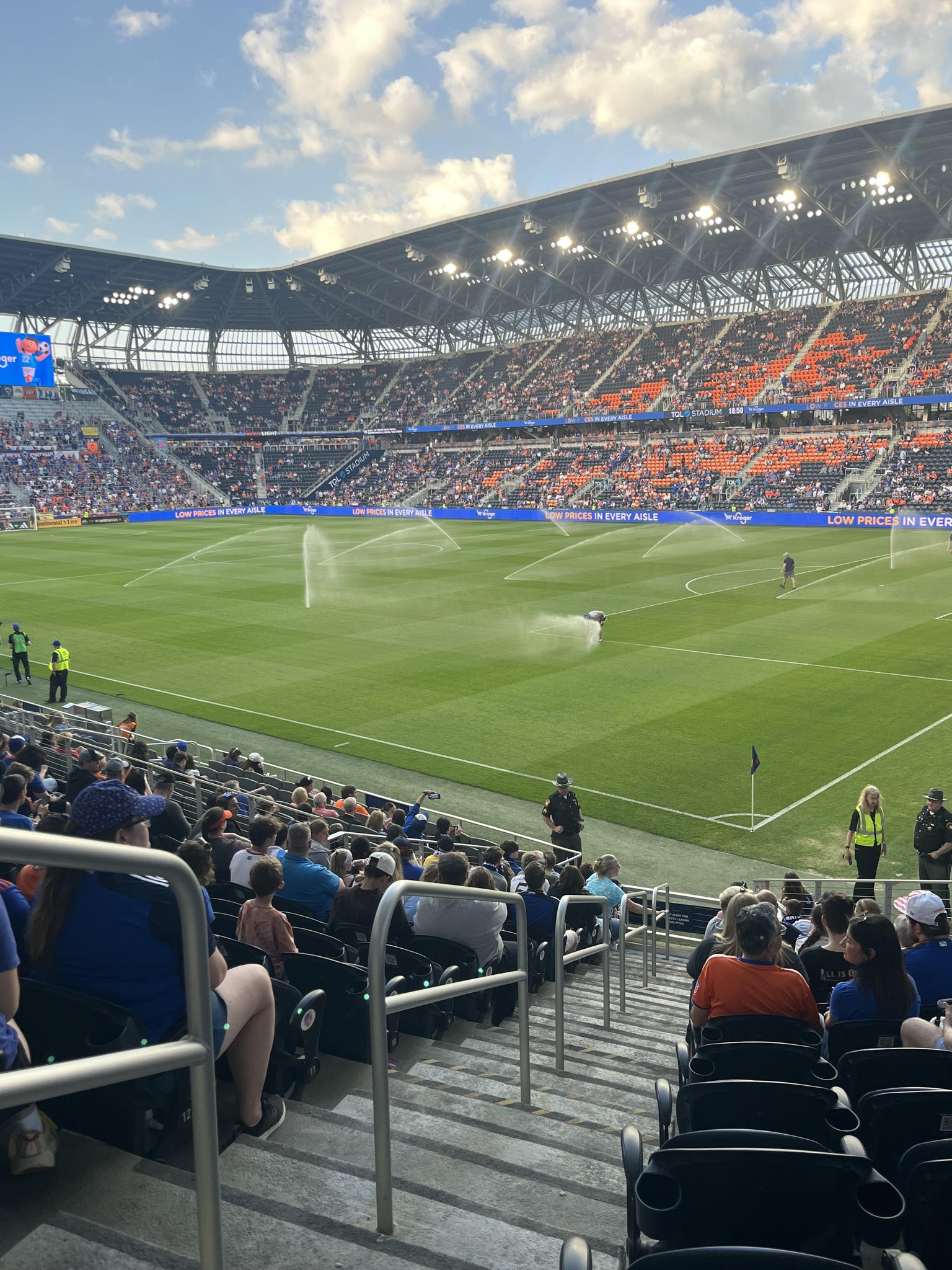 Real Fan View taken from Section 132 at TQL Stadium by Barsha G