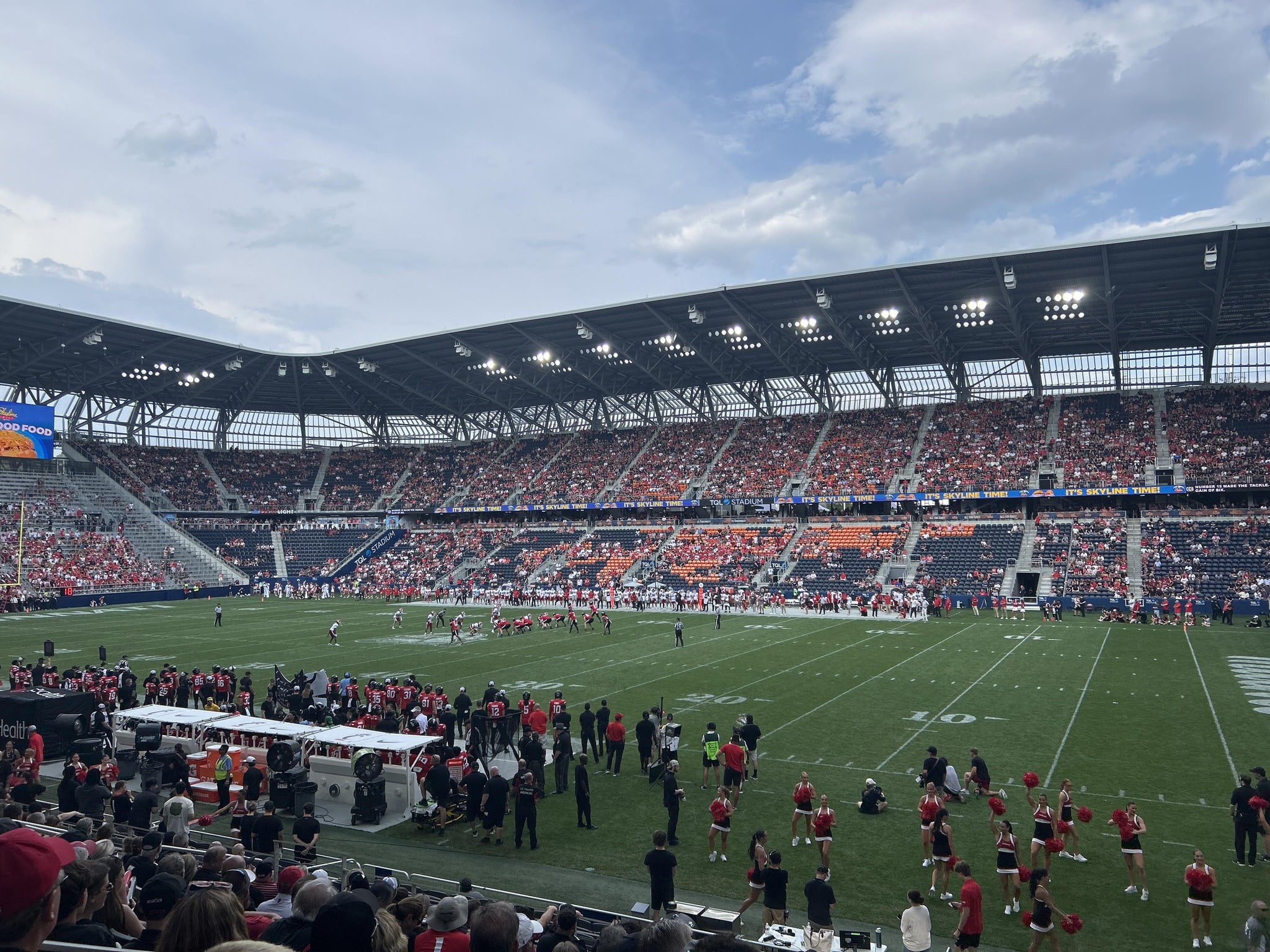 Real Fan View taken from Section 134 at TQL Stadium by Todd N