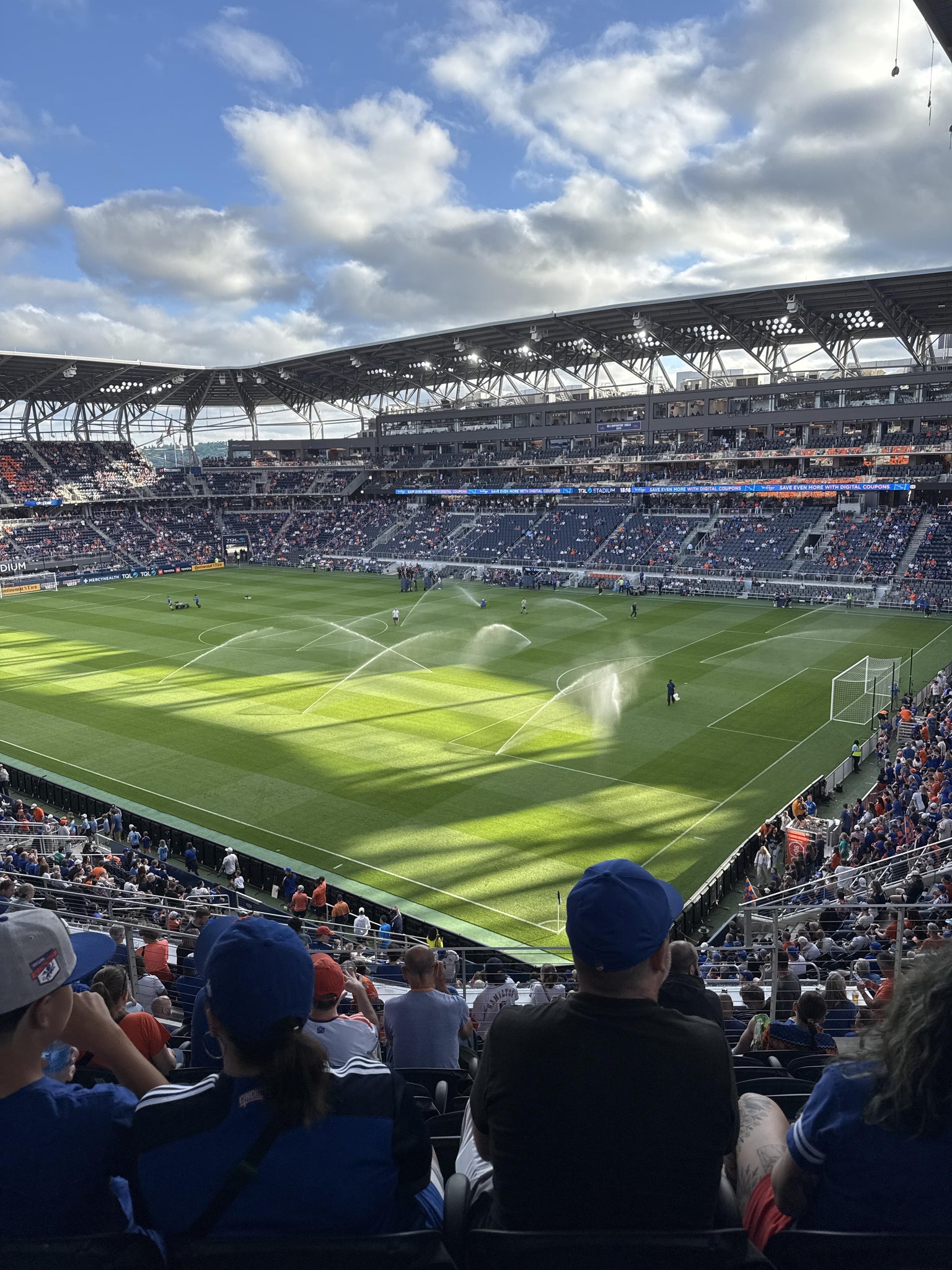 Real Fan View taken from Section 213 at TQL Stadium by Esteban R
