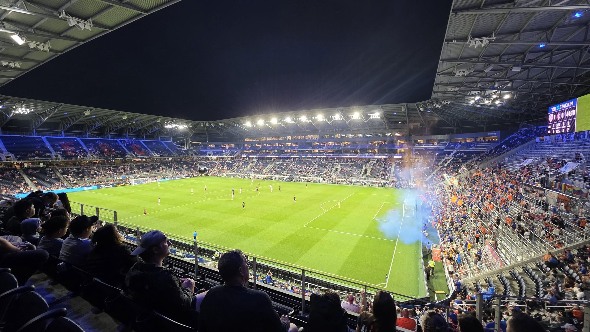 Real Fan View taken from Section 214 at TQL Stadium by Neftali U
