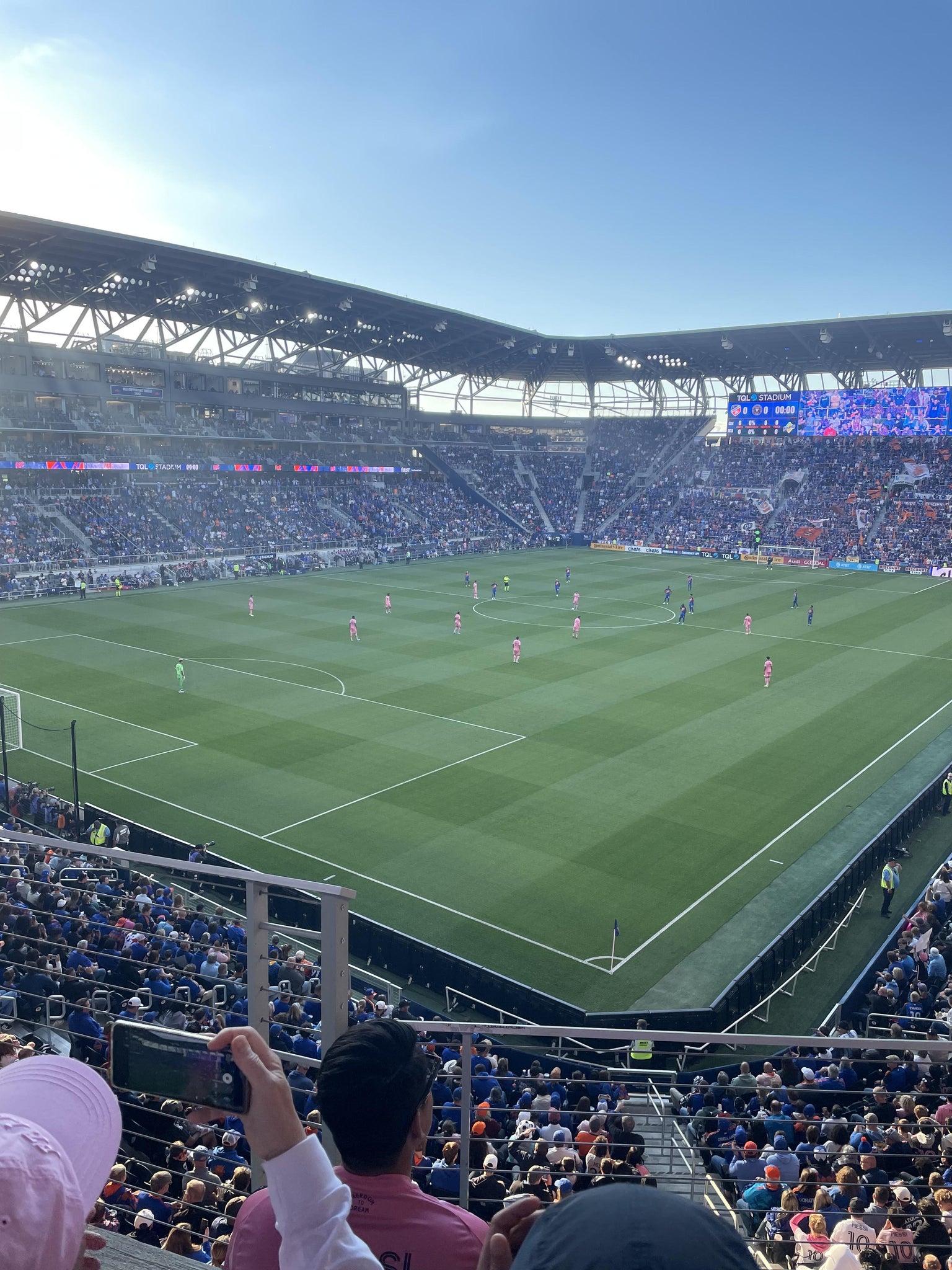 Real Fan View taken from Section 224 at TQL Stadium by Kim D