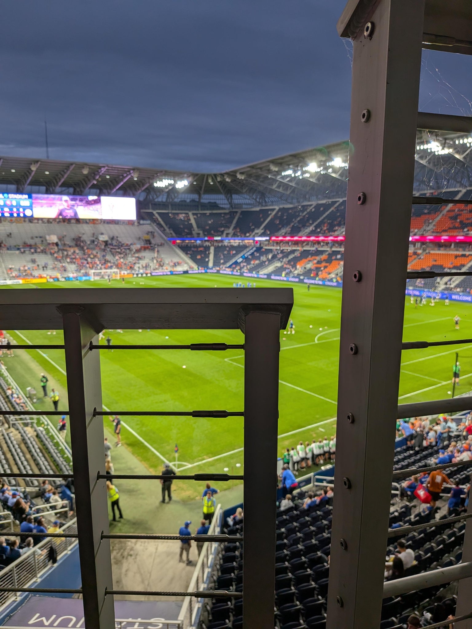 Real Fan View taken from Section 232 at TQL Stadium by Lisa P