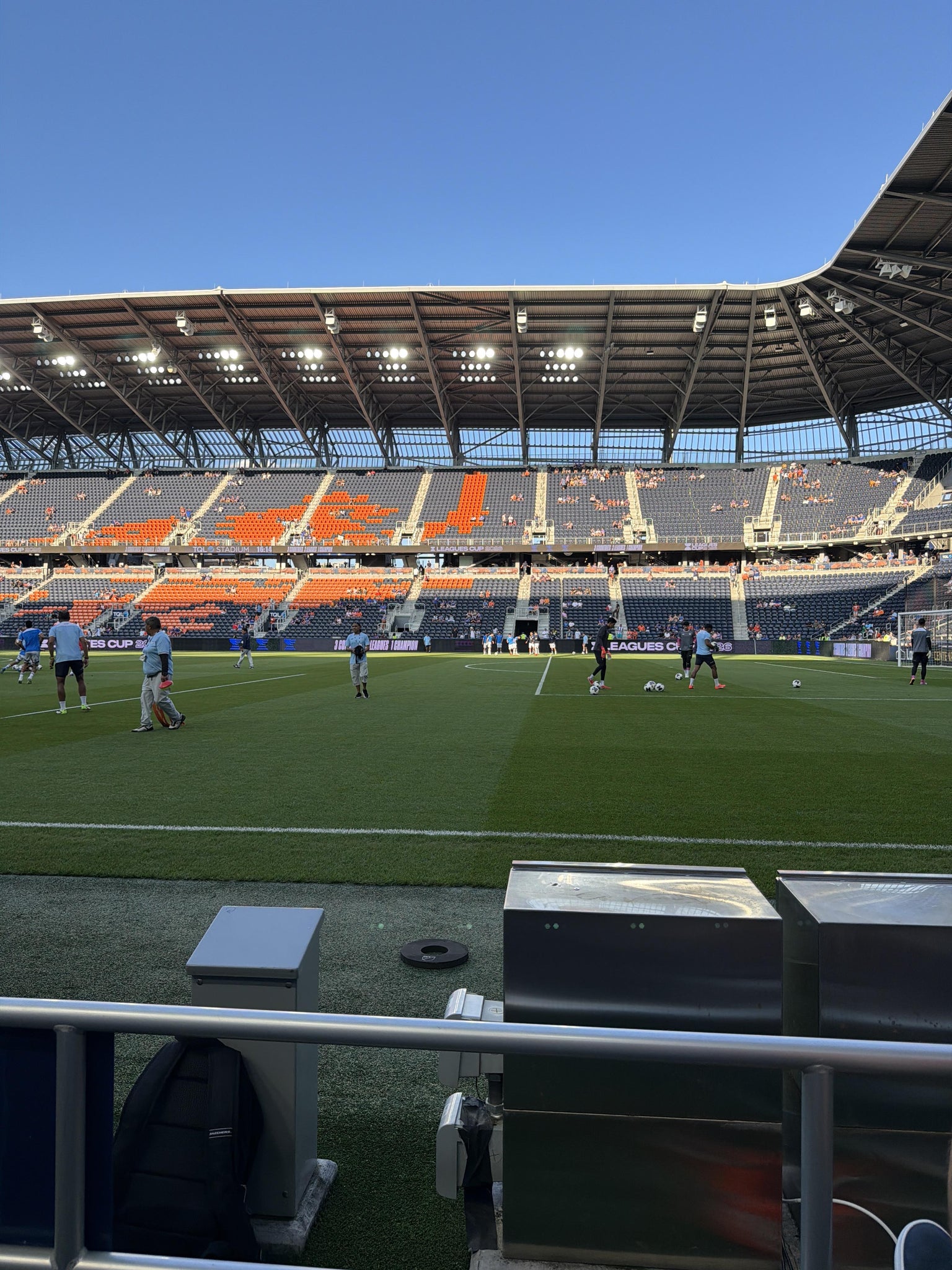 Real Fan View taken from Field 2 at TQL Stadium by Ryan G