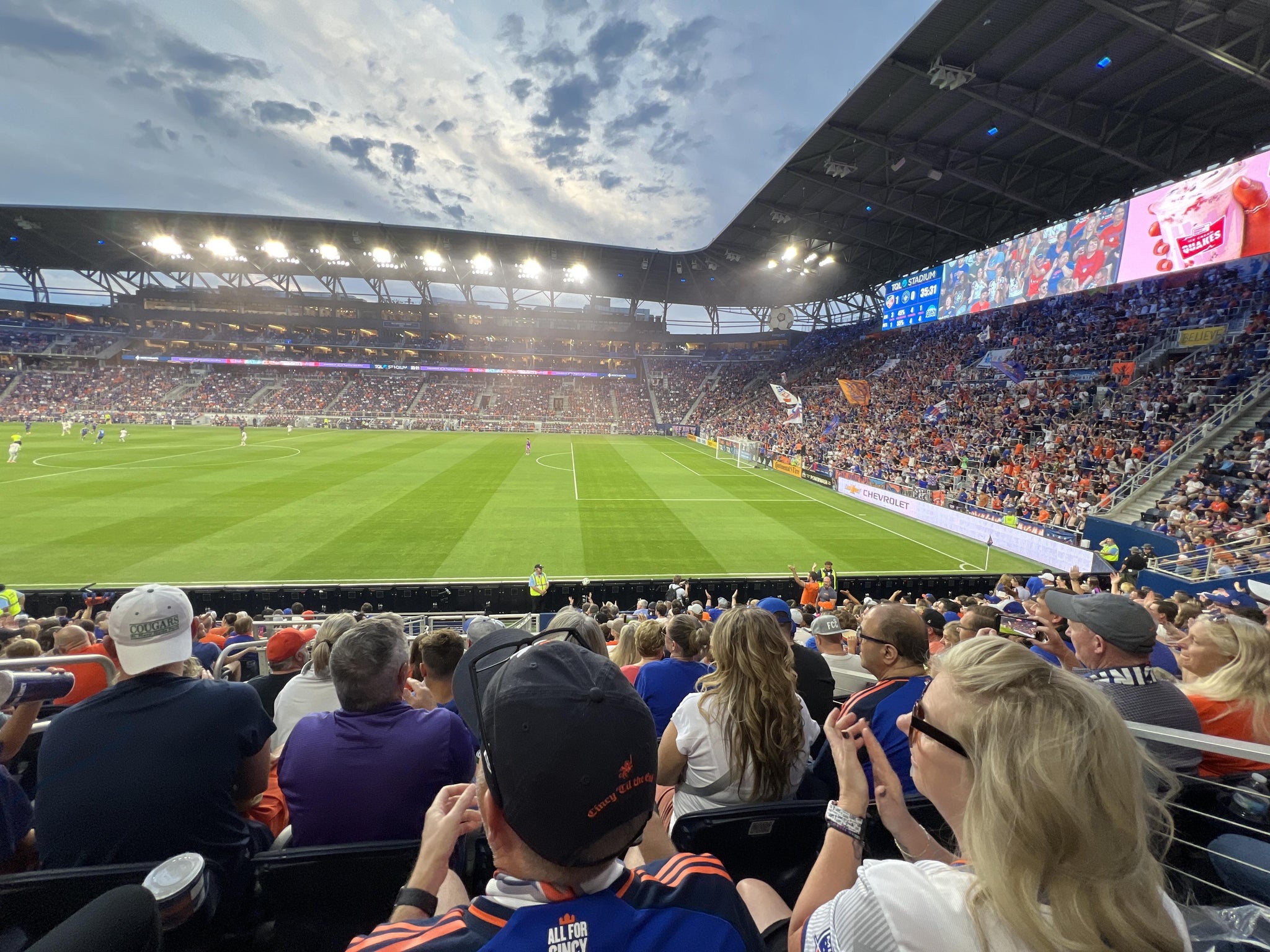 Real Fan View taken from First Financial East Club 1 at TQL Stadium by David P