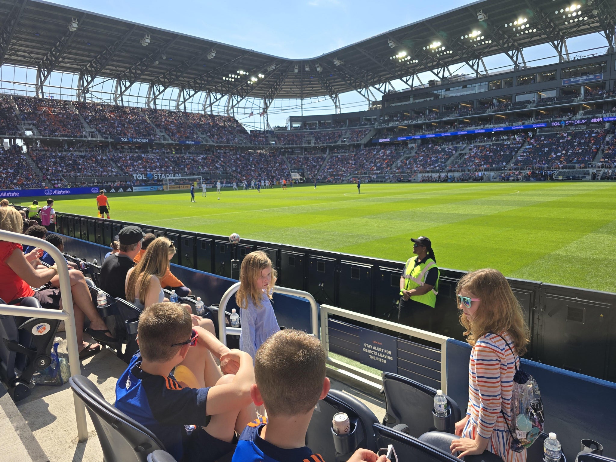 Real Fan View taken from First Financial East Club 2 at TQL Stadium by Bryan C