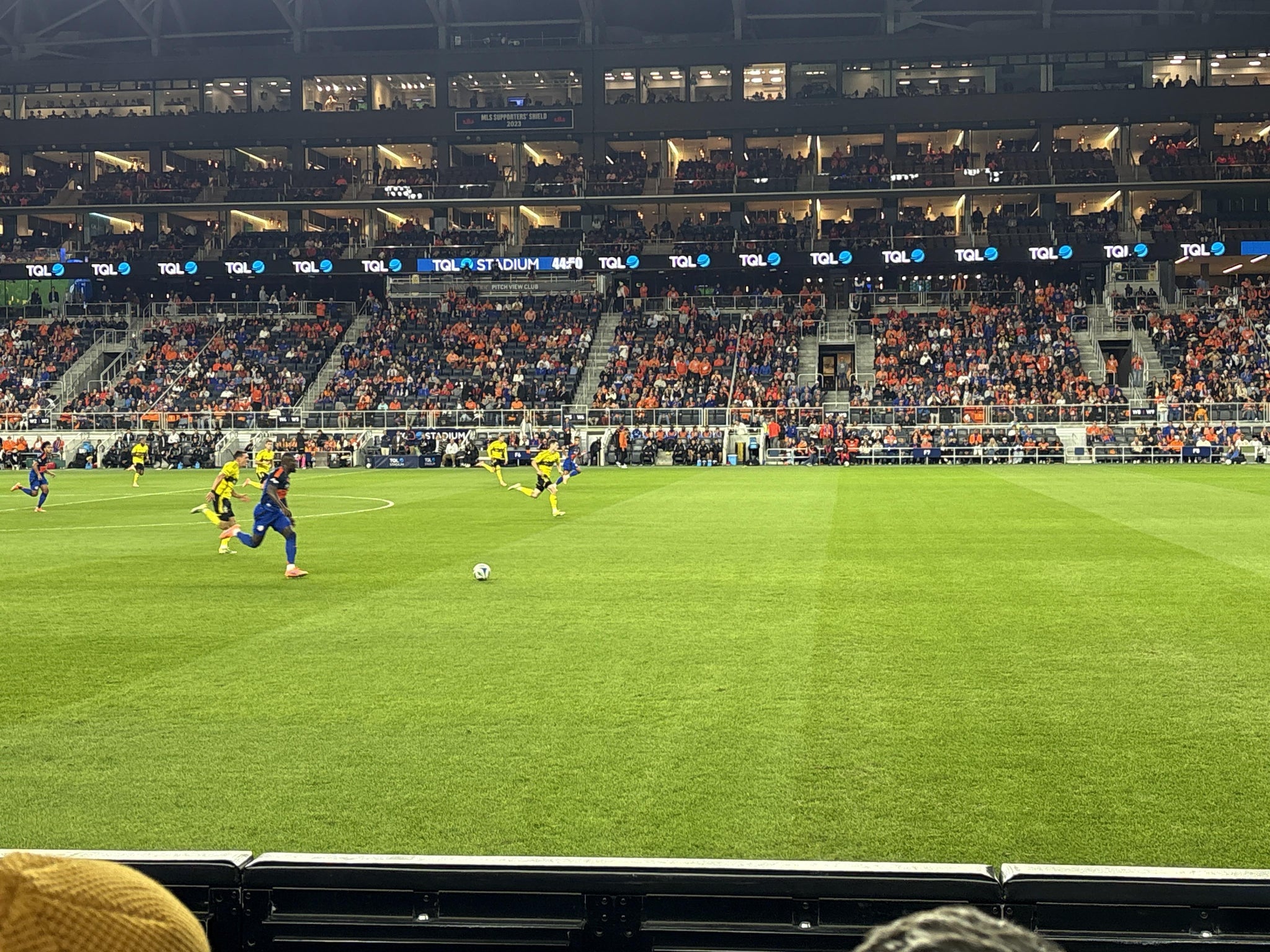 Real Fan View taken from First Financial East Club 3 at TQL Stadium by Kurt W