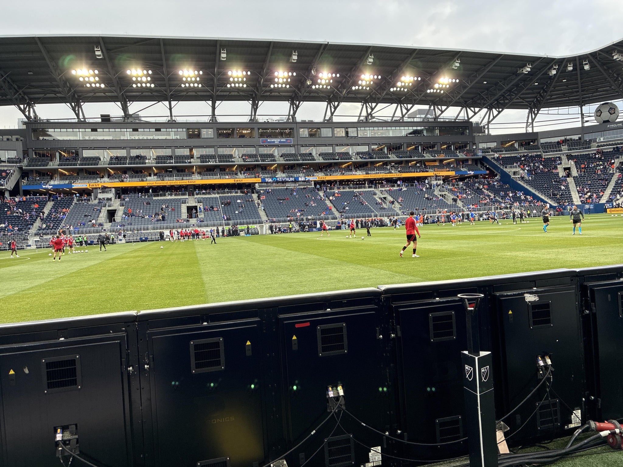 Real Fan View taken from First Financial East Club 5 at TQL Stadium by Anonymous User