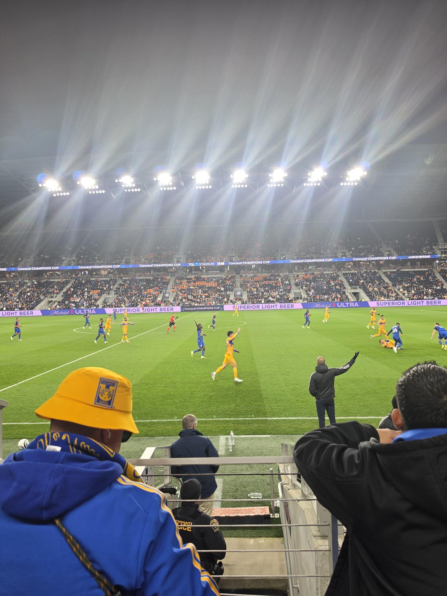 Real Fan View taken from Pitch View West Club 4 at TQL Stadium by Julisa R