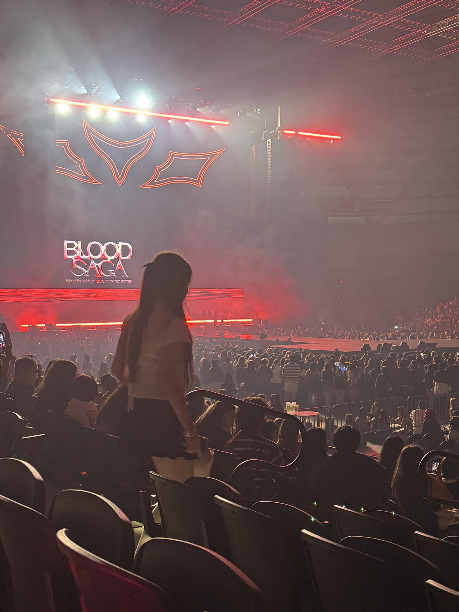 Vue réelle des fans prise de la Section 106 au site Tacoma Dome par Heidi O