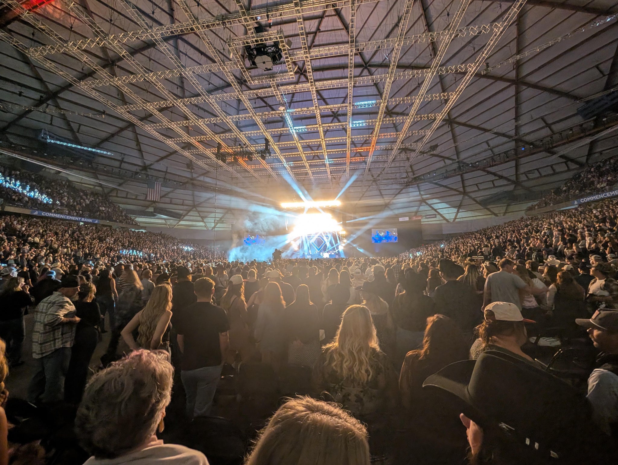 Real Fan View taken from Floor 18 at Tacoma Dome by Robby T