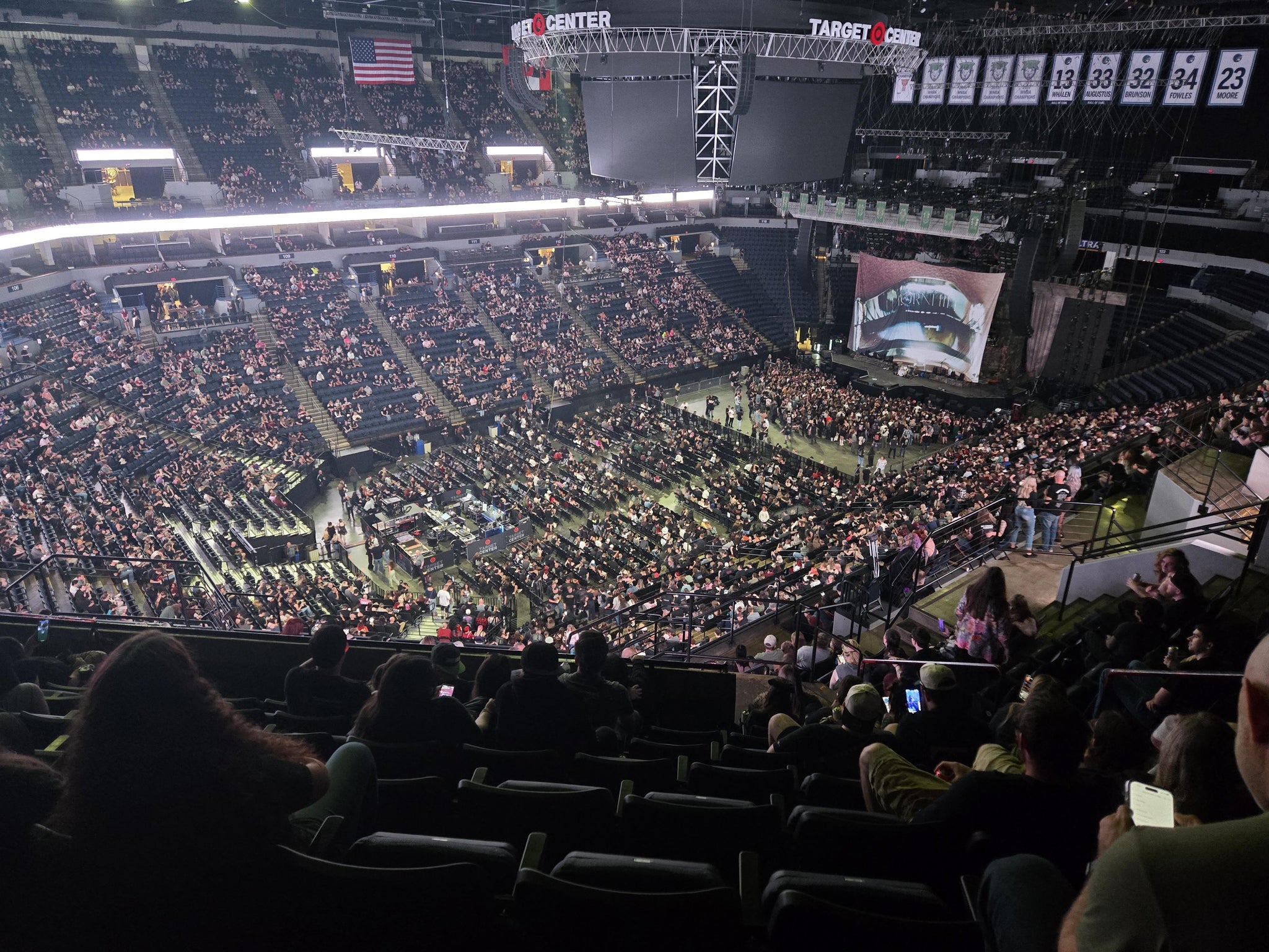 Real Fan View taken from Section 236 at Target Center by Brandon A
