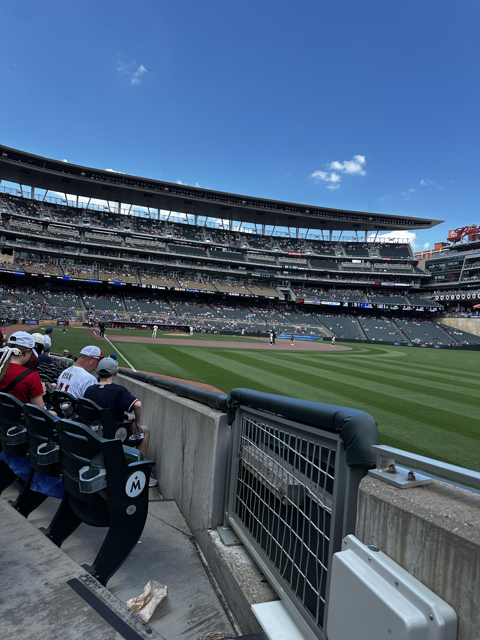 Real Fan View taken from Section 101 at Target Field by Duane V