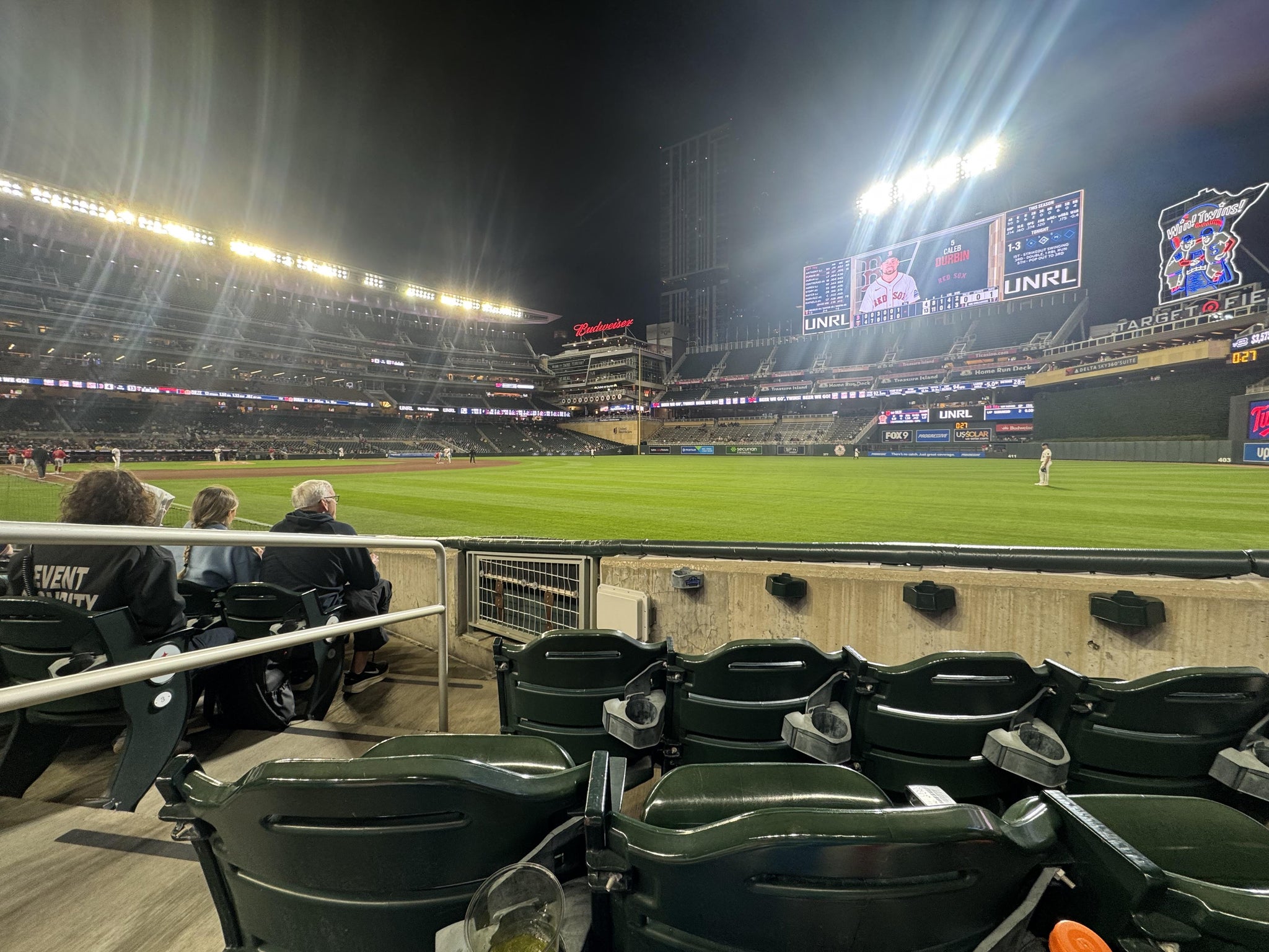 Real Fan View taken from Section 102 at Target Field by Logan M
