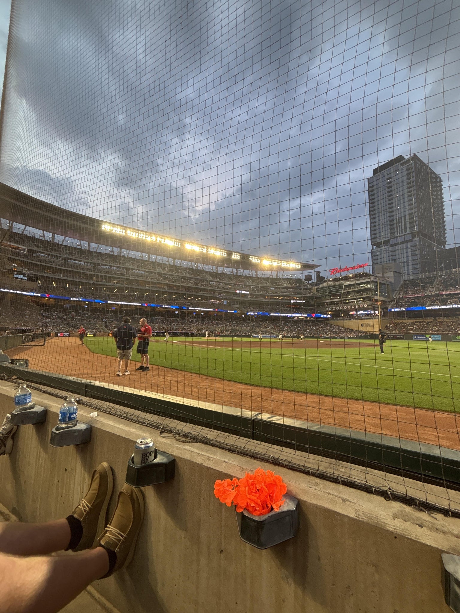 Real Fan View taken from Section 104 at Target Field by Christine L