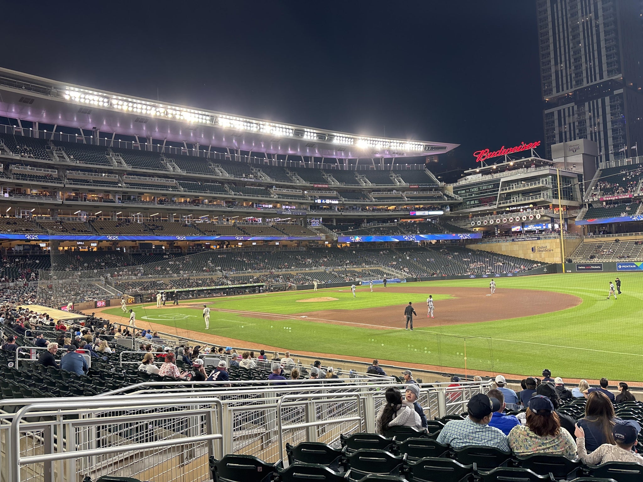 Real Fan View taken from Section 104 at Target Field by Brent M