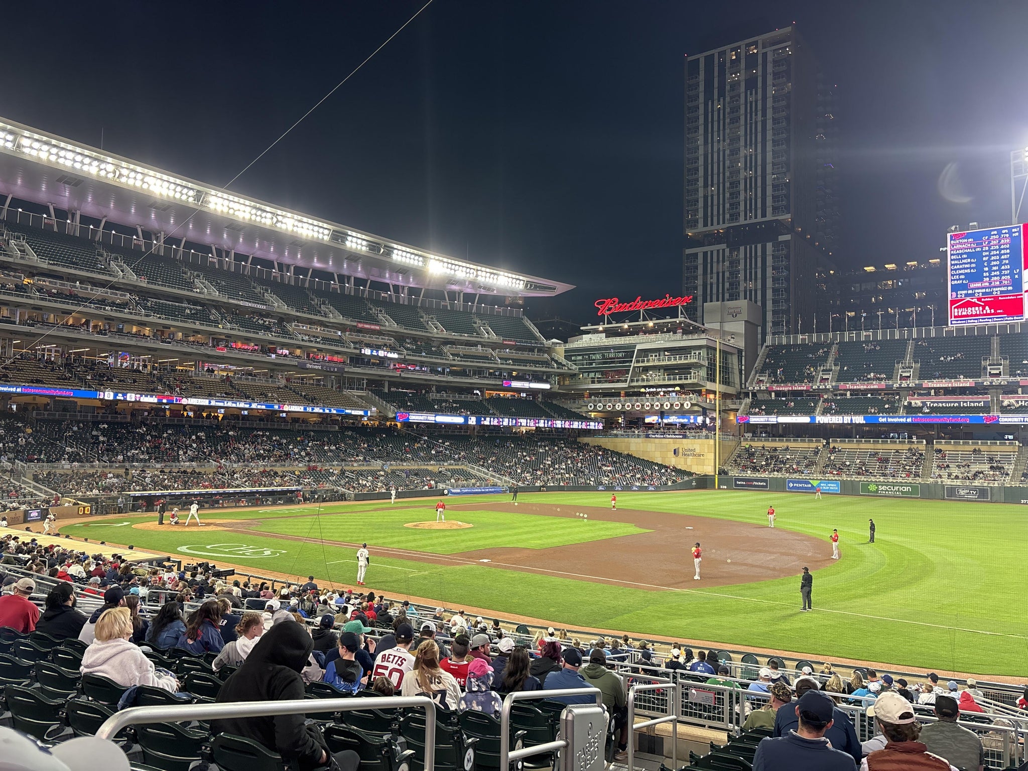 Real Fan View taken from Section 105 at Target Field by Brent M