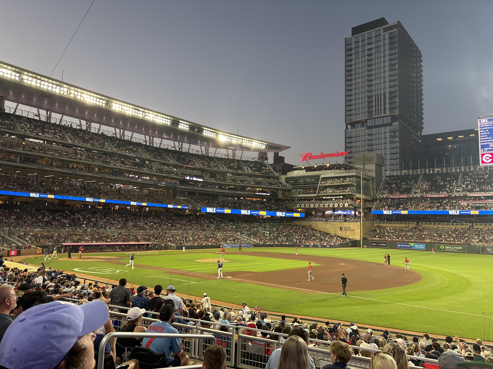 Real Fan View taken from Section 105 at Target Field by Brent M